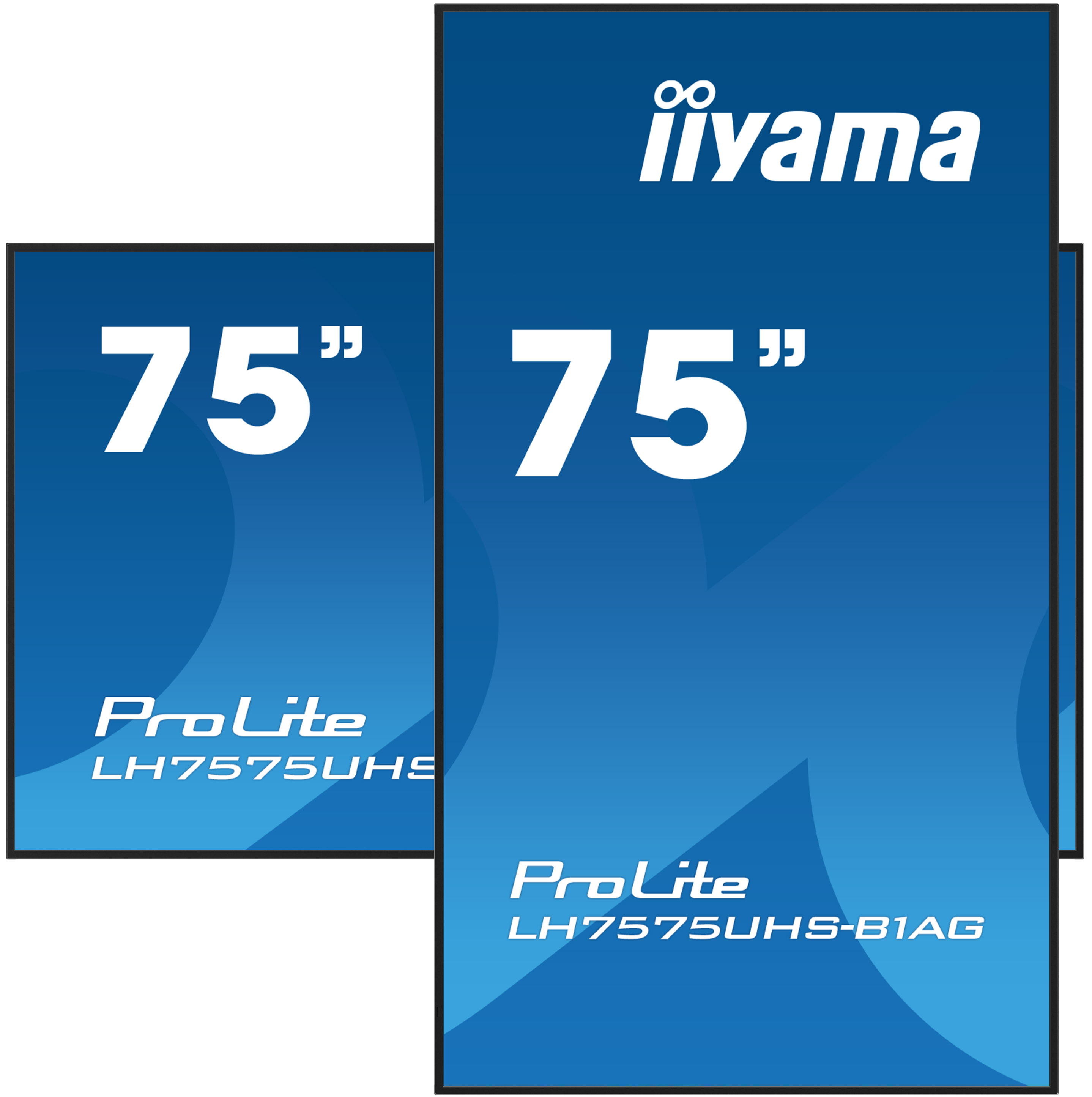Iiyama ProLite LH7575UHS-B1AG | 75" 4K UHD Digital Signage Display – 24/7 Betrieb, Android OS, Intel® SDM, FailOver