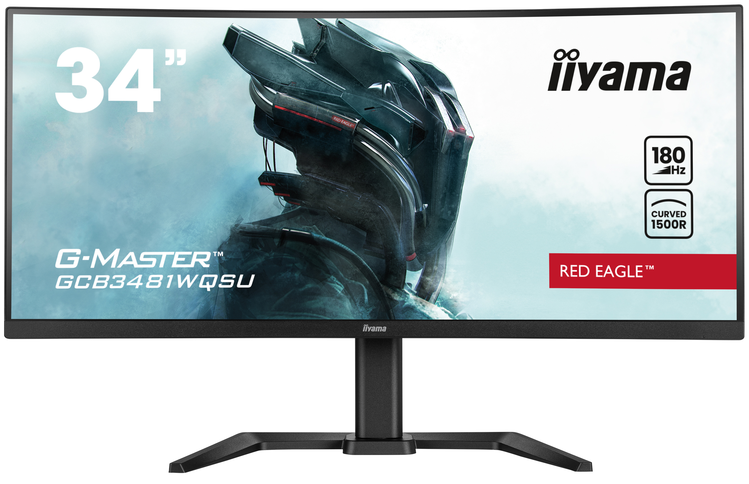 Iiyama G-MASTER GCB3481WQSU-B1 RED EAGLE | 34" Iiyama G-MASTER GCB3481WQSU-B1 RED EAGLE | 34"