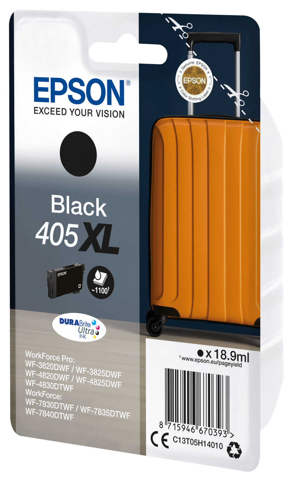 Tinte Epson 405XL C13T05H14010 1.100 Seiten Schwarz