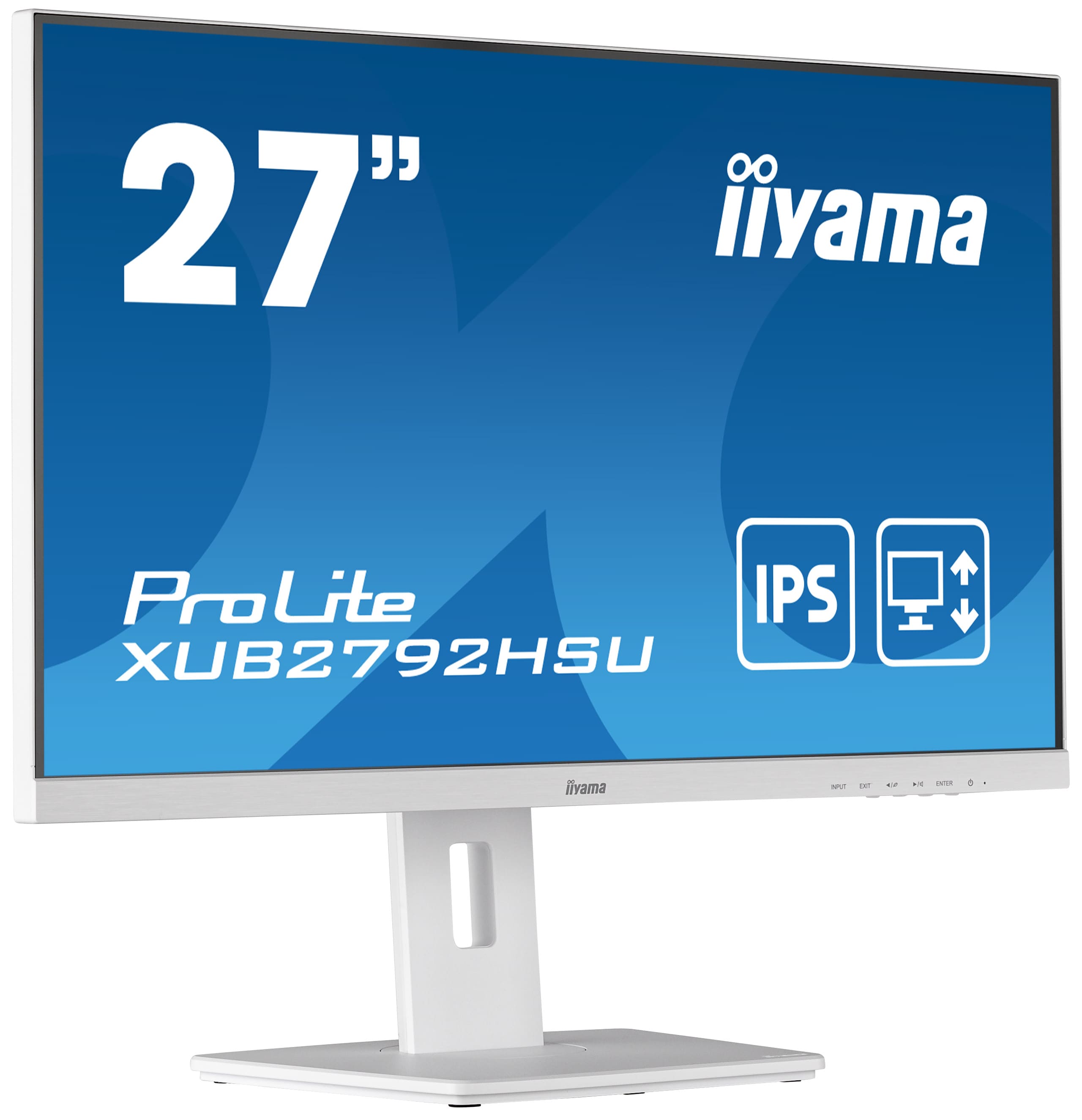 Iiyama ProLite XUB2792HSU-W5 | 27" (68,6cm) | IPS-Panel-Technologie und einem höhenverstellbarem Standfuß
