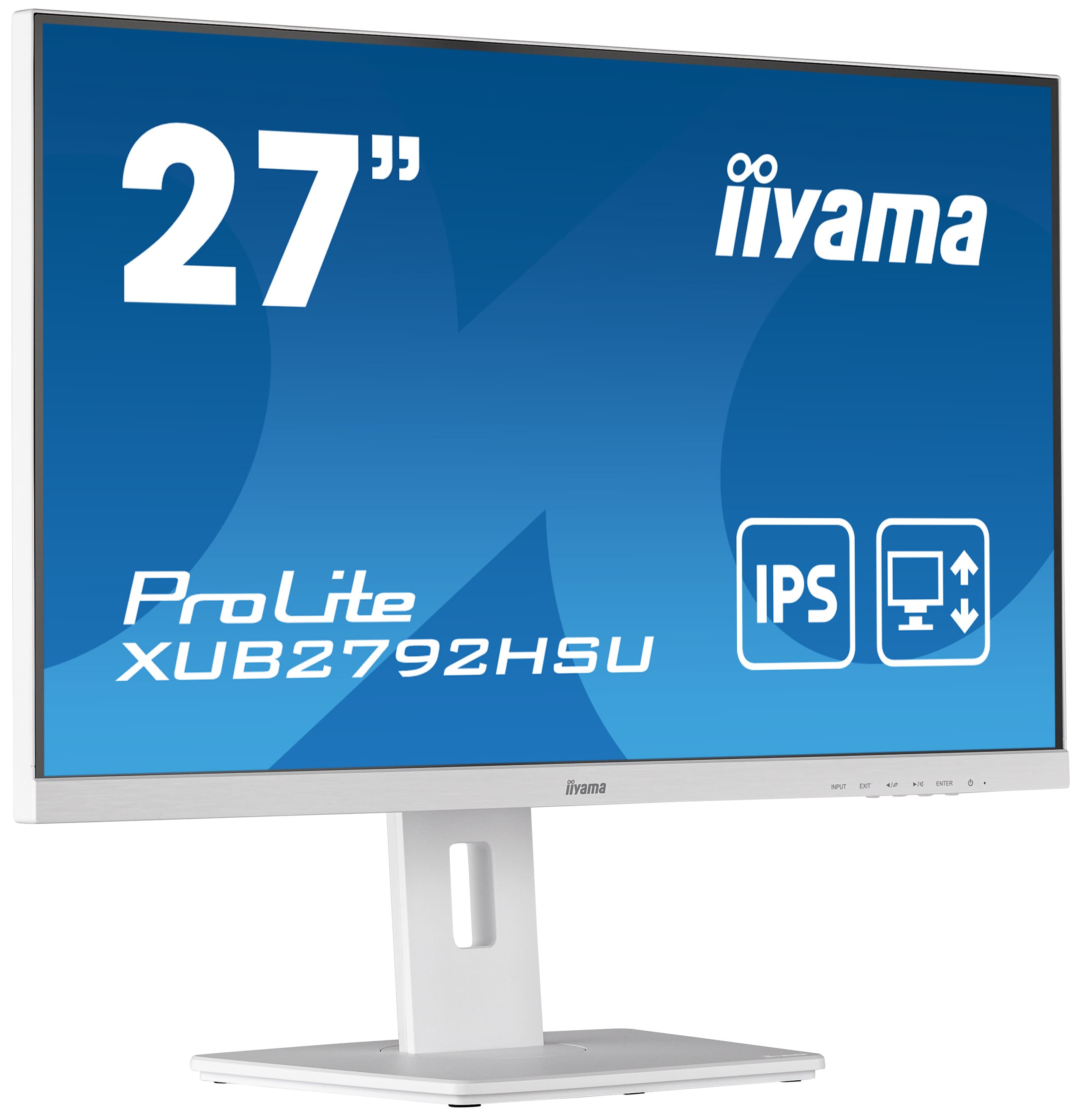Iiyama ProLite XUB2792HSU-W5 | 27" | IPS-Panel-Technologie und einem höhenverstellbarem Standfuß