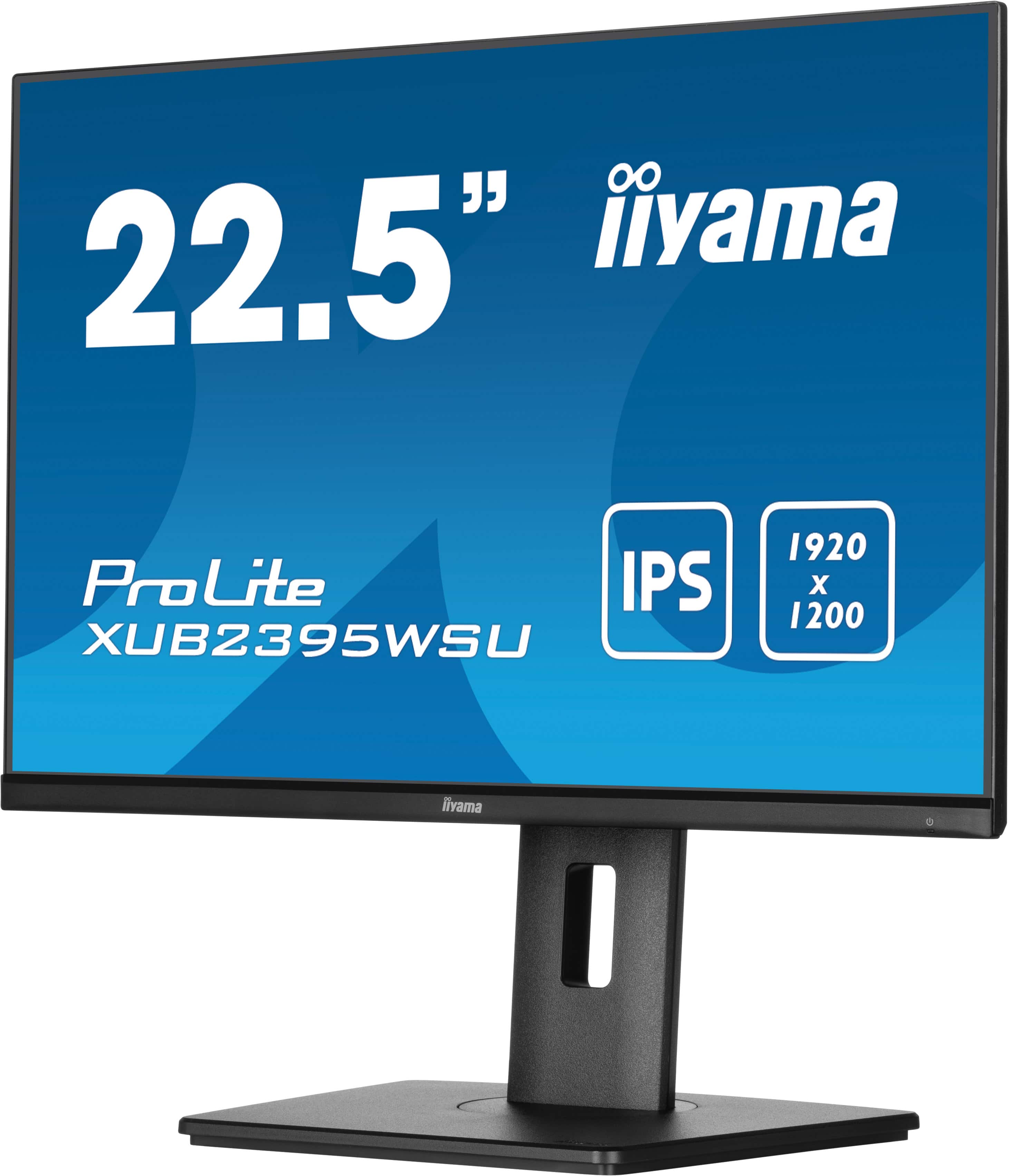 Iiyama ProLite XUB2395WSU-B5 | 22,5" Monitor mit IPS-Panel-Technologie, einer Auflösung von 1920 x 1200 und einem höhenverstellbaren Standfuß
