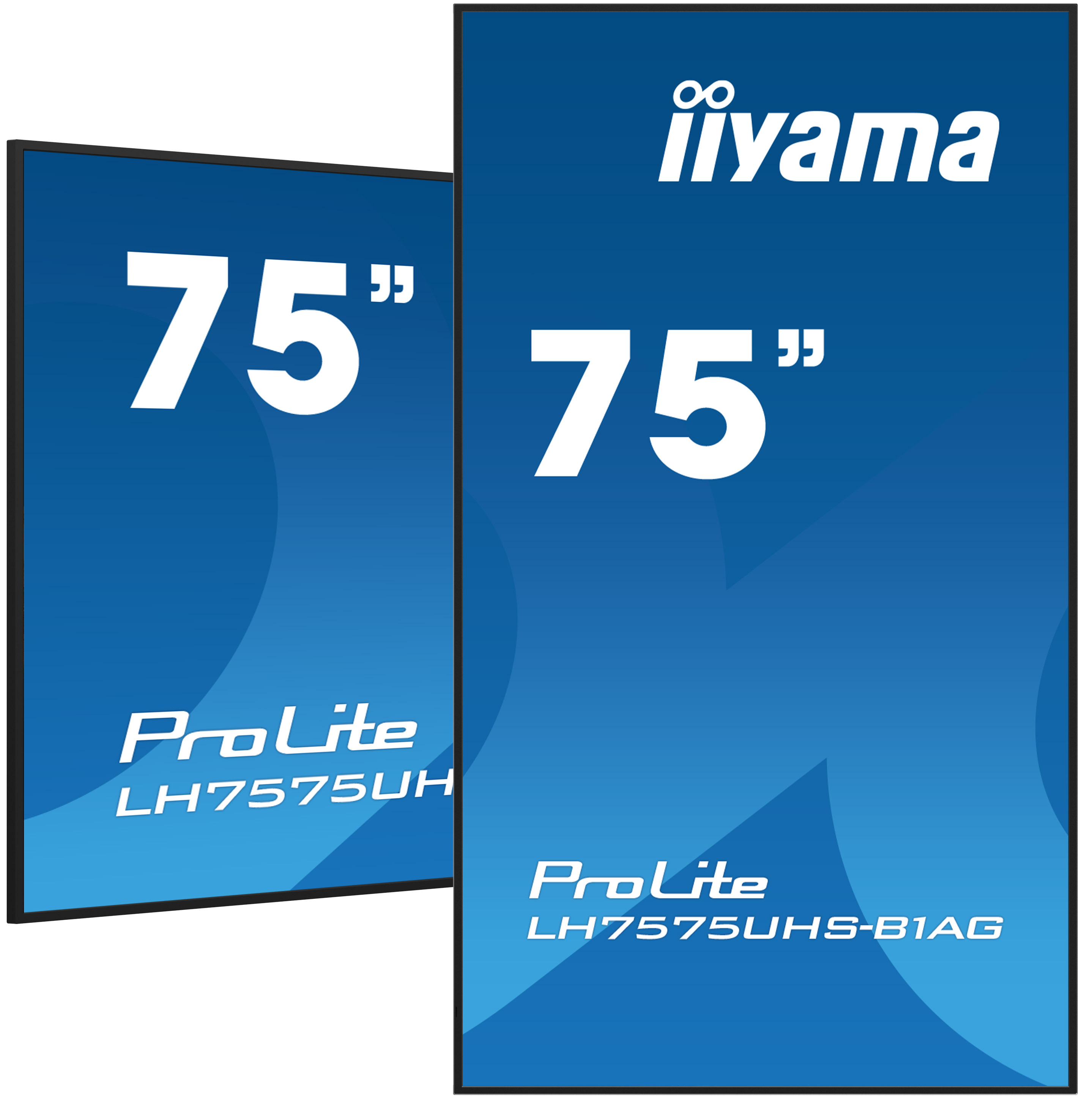 Iiyama ProLite LH7575UHS-B1AG | 75" 4K UHD Digital Signage Display – 24/7 Betrieb, Android OS, Intel® SDM, FailOver