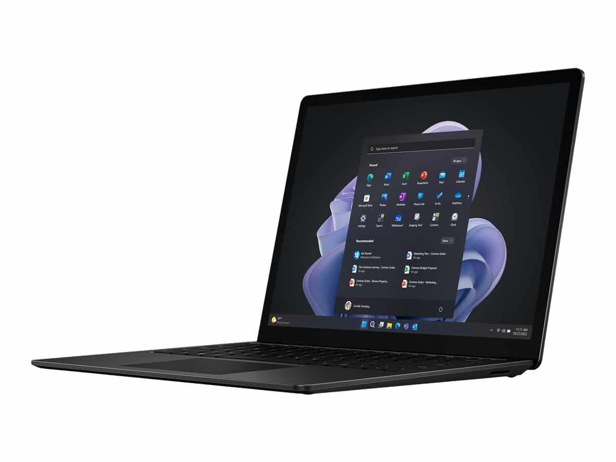 Microsoft Surface Laptop 5 for Business | 13,5" | Intel Core i7 | 16GB RAM | 512GB SSD | Windows 10 Pro | Schwarz 