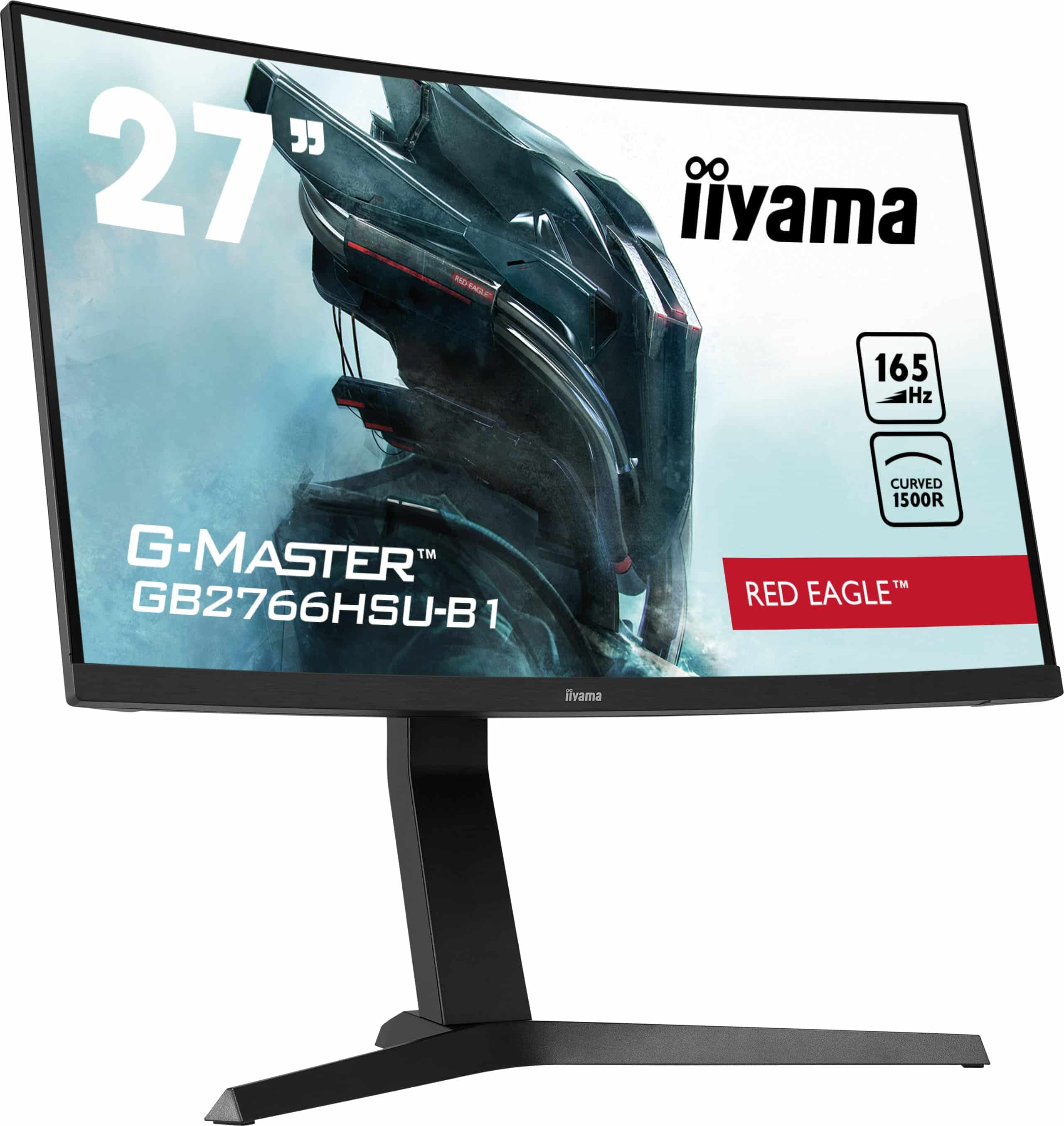 Iiyama G-MASTER GB2766HSU-B1 RED EAGLE | 27" | Full HD | 165Hz | Curved-Gaming-Monitor | Ausstelungsgerät