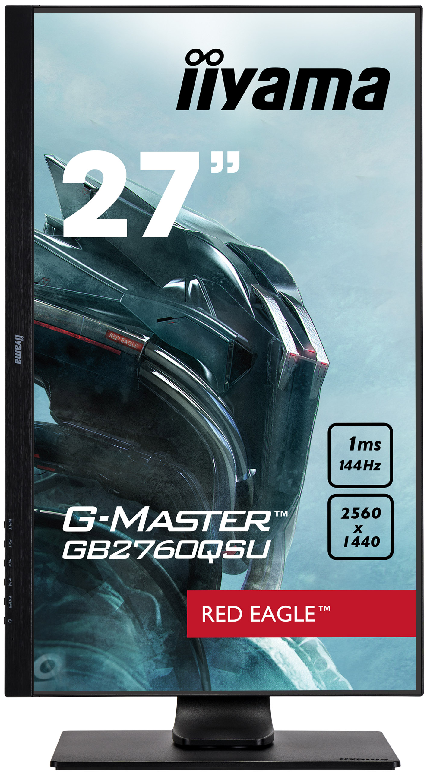 Iiyama G-MASTER GB2760QSU-B1 RED EAGLE | 27" | 144Hz | WQHD | Gaming Monitor