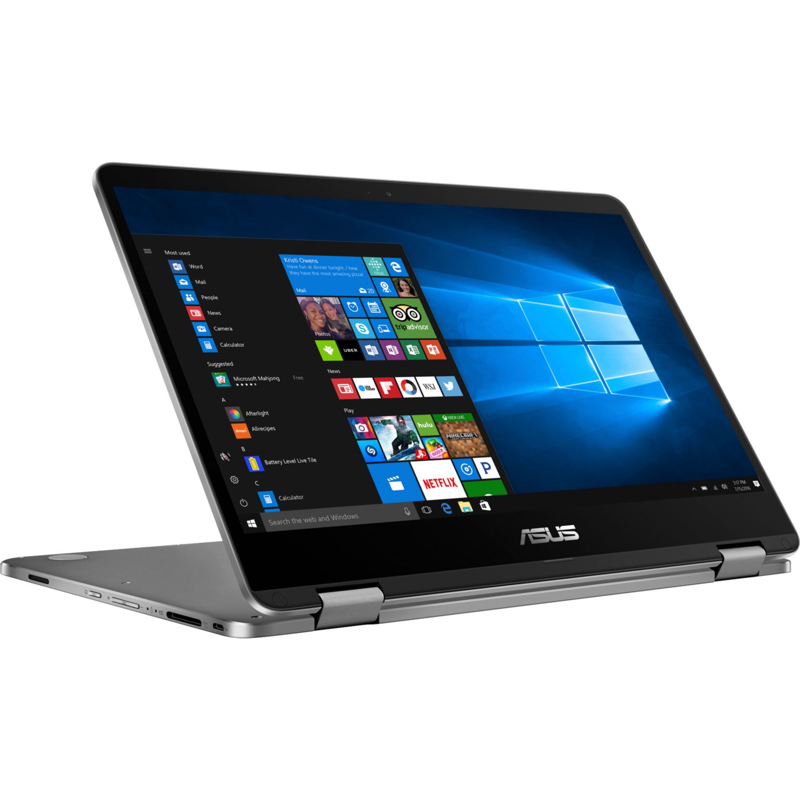 ASUS VivoBook Flip 14 | 14" HD Ready | Intel Celeron N4020 | 4GB RAM | 128GB eMMC | Windows 10 Pro Education | Convertible Notebook 