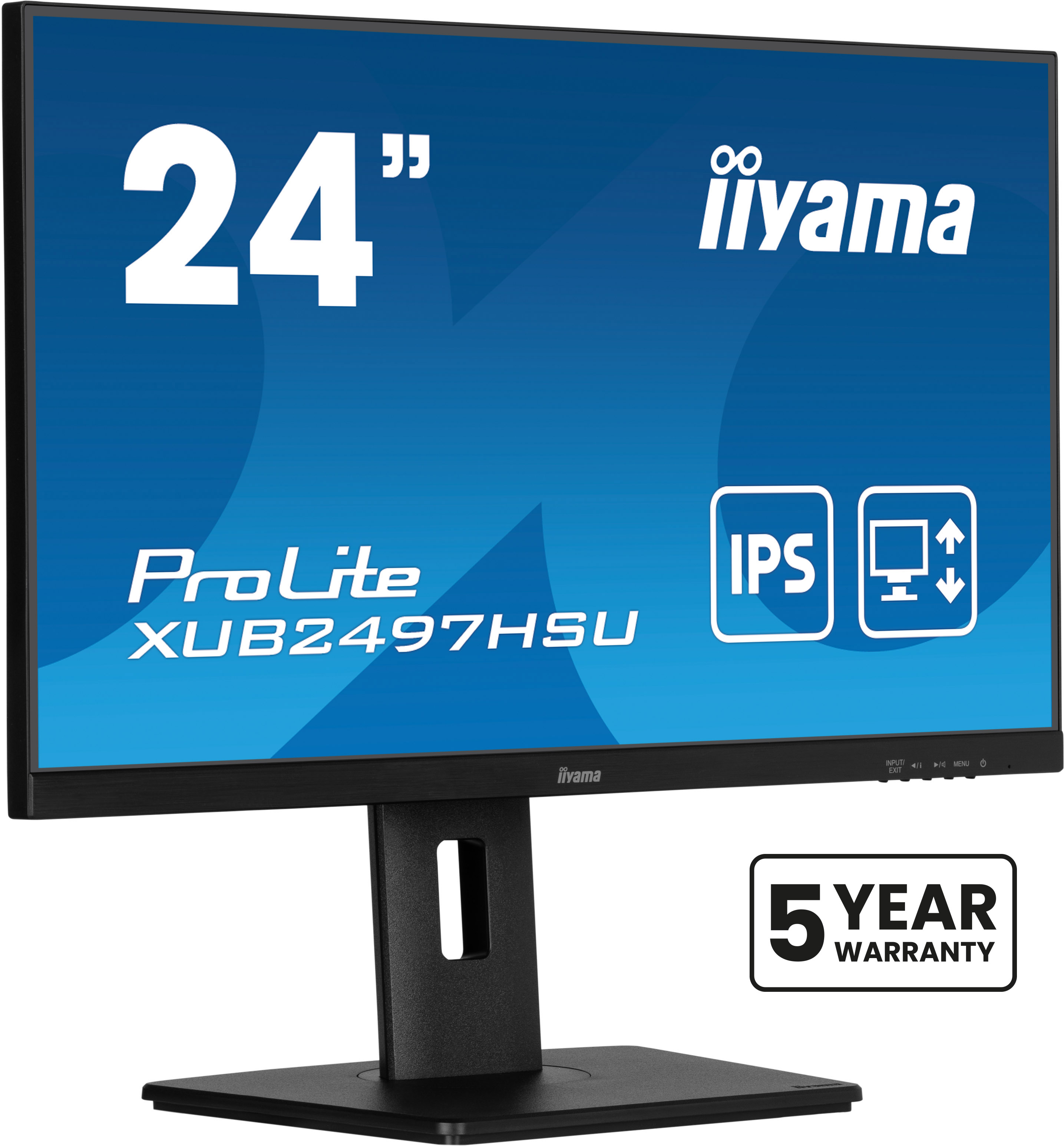 Iiyama ProLite XUB2497HSU-B2 | 23,8" IPS-Monitor, 100Hz, AdaptiveSync, höhenverstellbarer Standfuß, Edge-to-Edge-Design Iiyama ProLite XUB2497HSU-B2 | 23,8" IPS-Monitor, 100Hz, AdaptiveSync, höhenverstellbarer Standfuß, Edge-to-Edge-Design