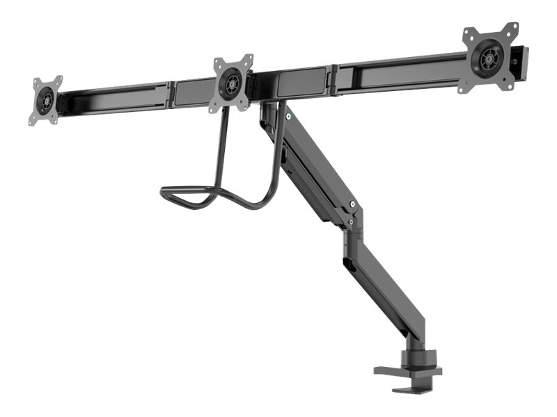 Neomounts NM-D775DX3BLACK Monitorarm 17-27" - Gasfeder - Topfix - 180°-Stopp
