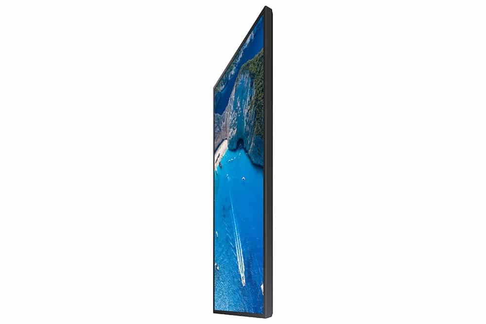 Komplettset Samsung Smart Signage OM75A  | 75" | Schaufenster Display | inkl. Deckenhalterung von Hagor (Landscape)