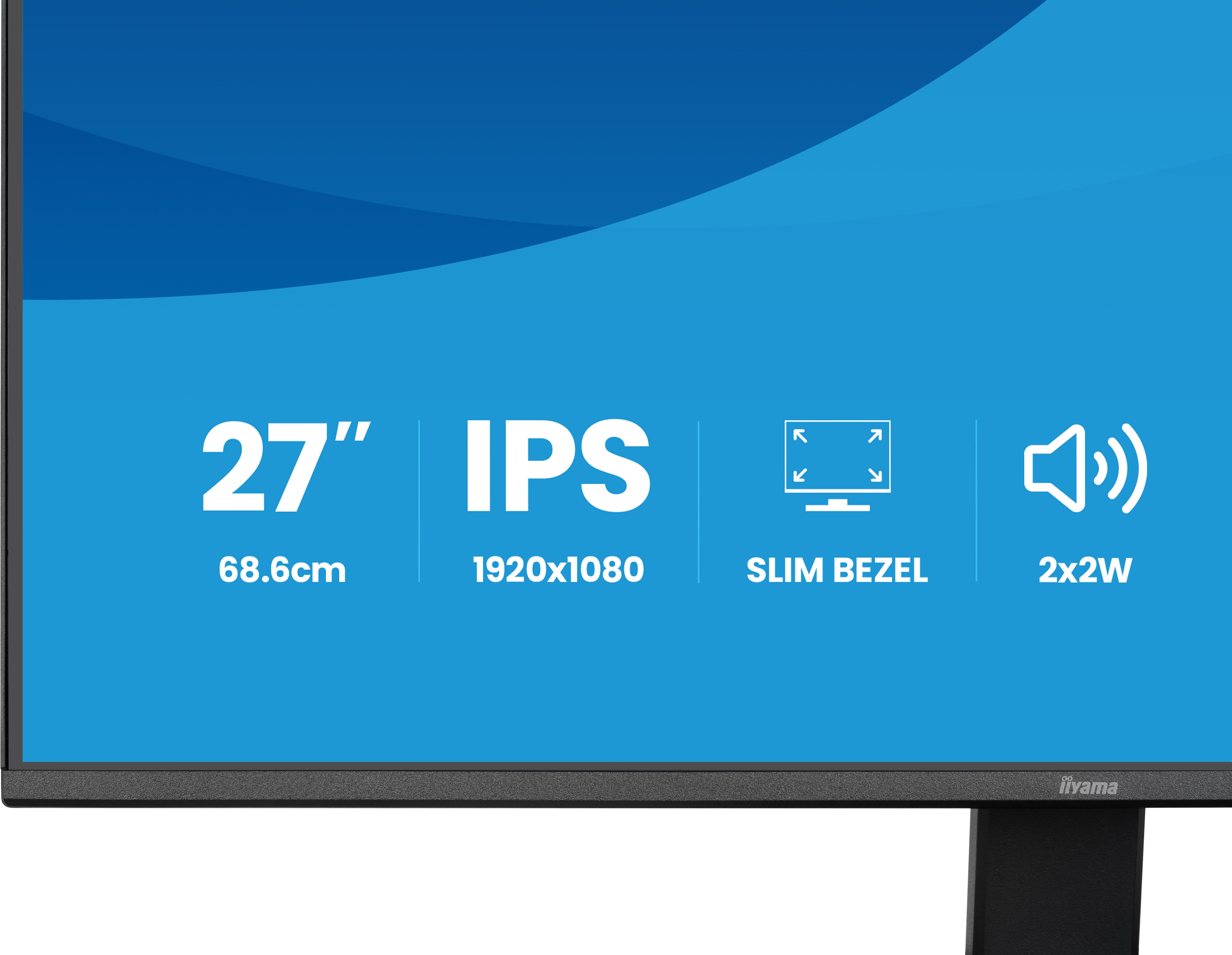 Iiyama ProLite X2791HS-B1 | 27" IPS Full HD Monitor 120 Hz Eye-Care flimmerfrei