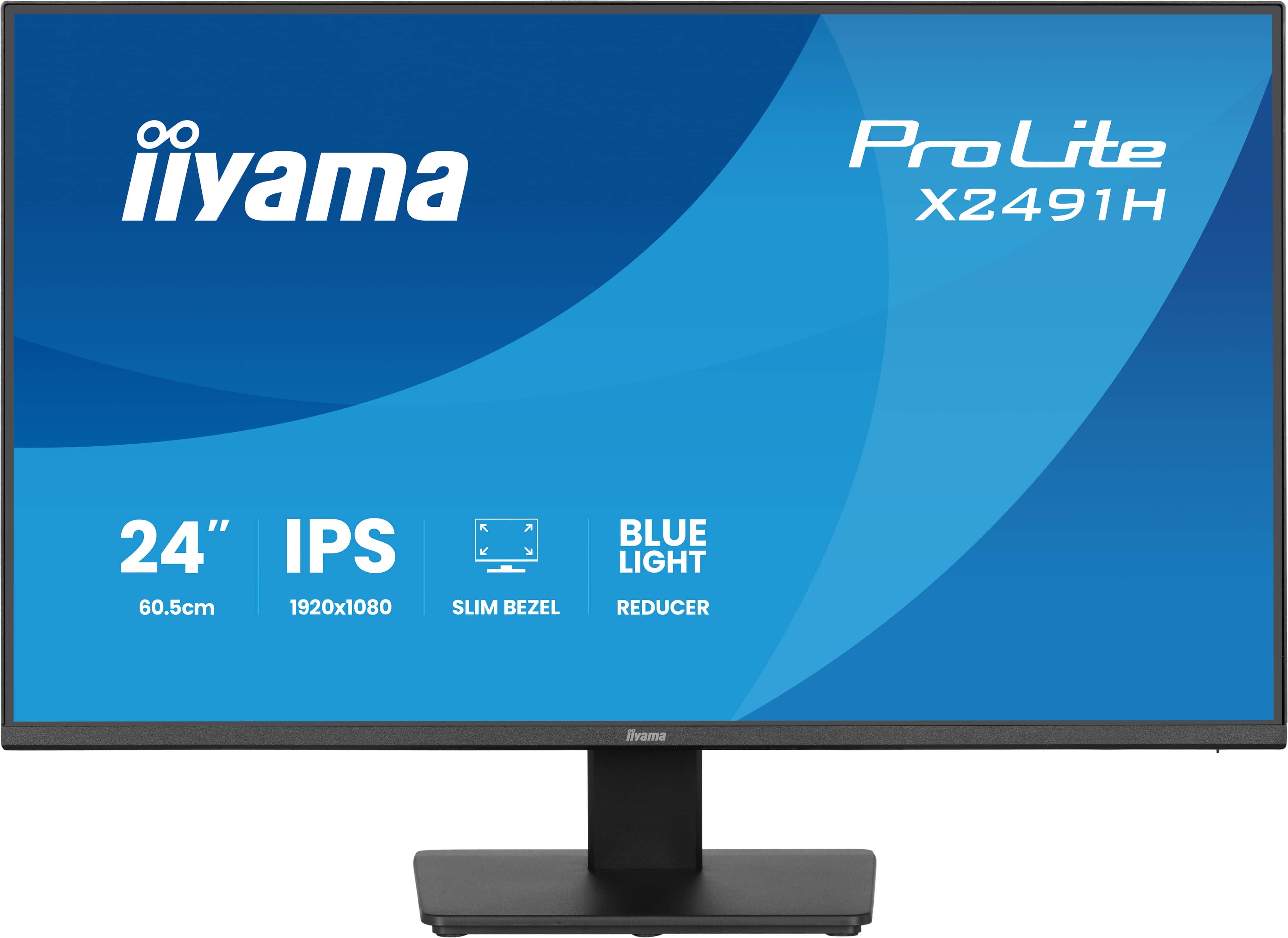 Iiyama ProLite X2491H-B1 | 24" Full HD IPS Monitor Full HD 1920x1080 120Hz 1ms HDMI DisplayPort