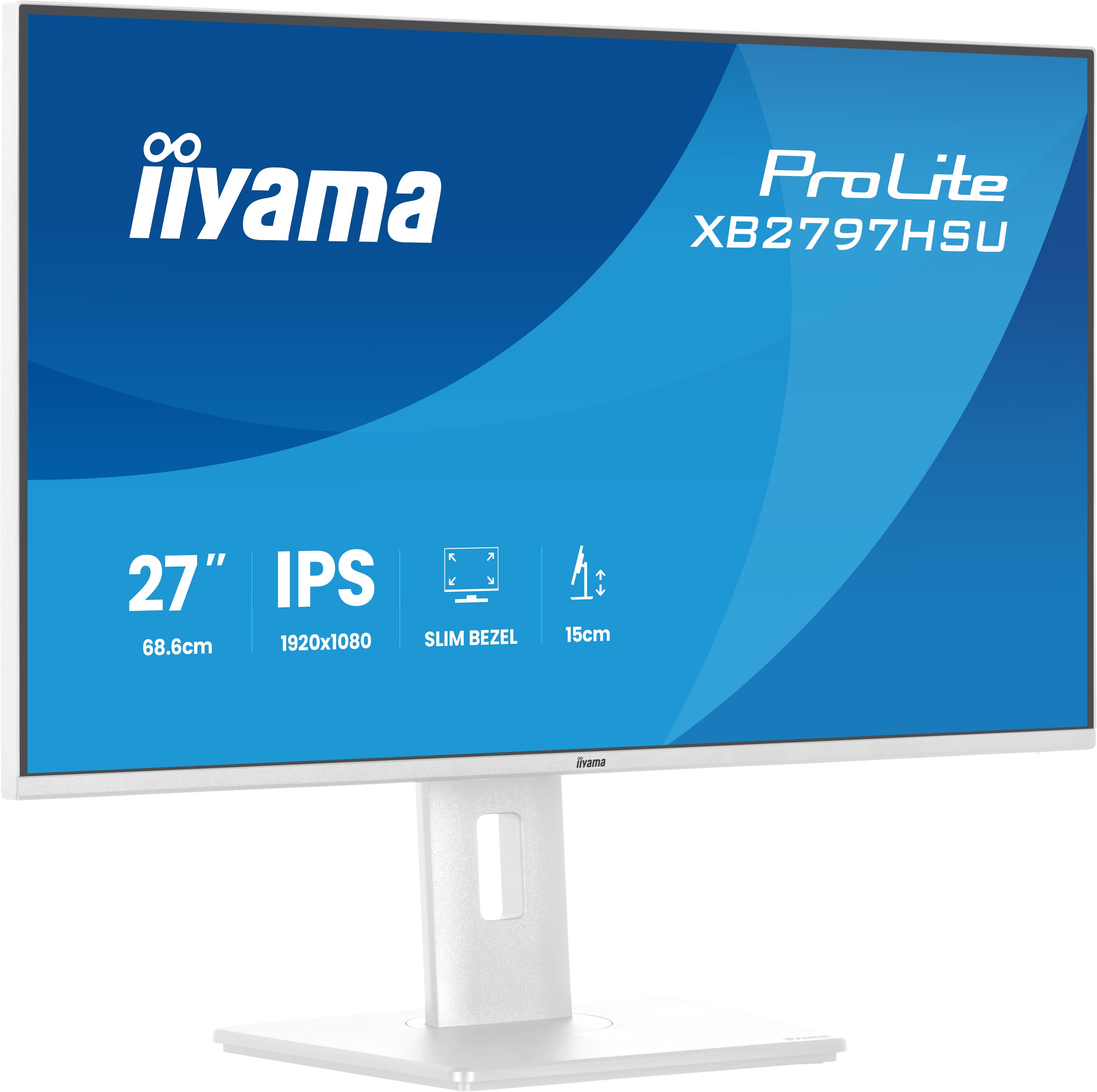 Iiyama ProLite XB2797HSU-W1 | 27" IPS Monitor 120Hz für Büro & Homeoffice
