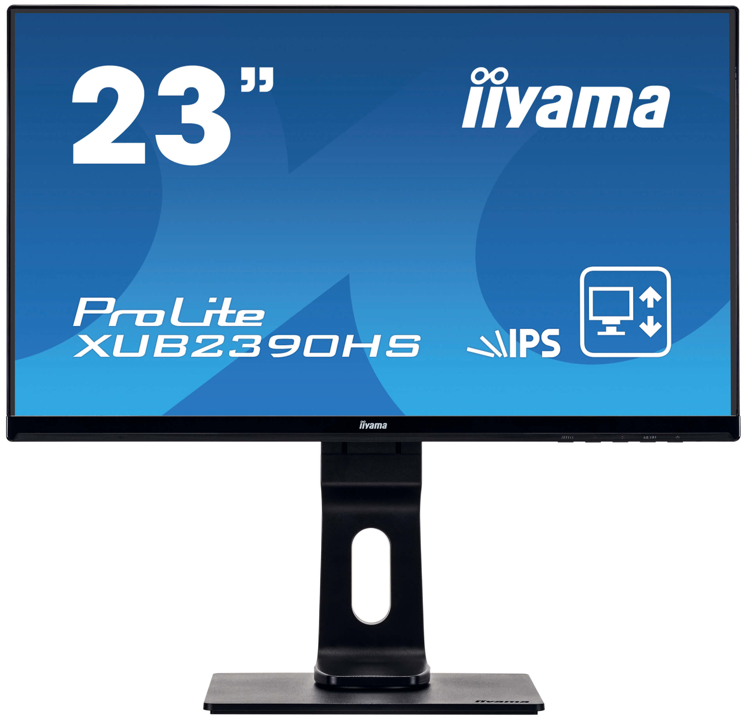 Iiyama ProLite XUB2390HS-B1 | 23" (58,4cm) | IPS-Panel Monitor mit einer Auflösung von 1920 x 1200 und höhenverstellbarem Standfuß