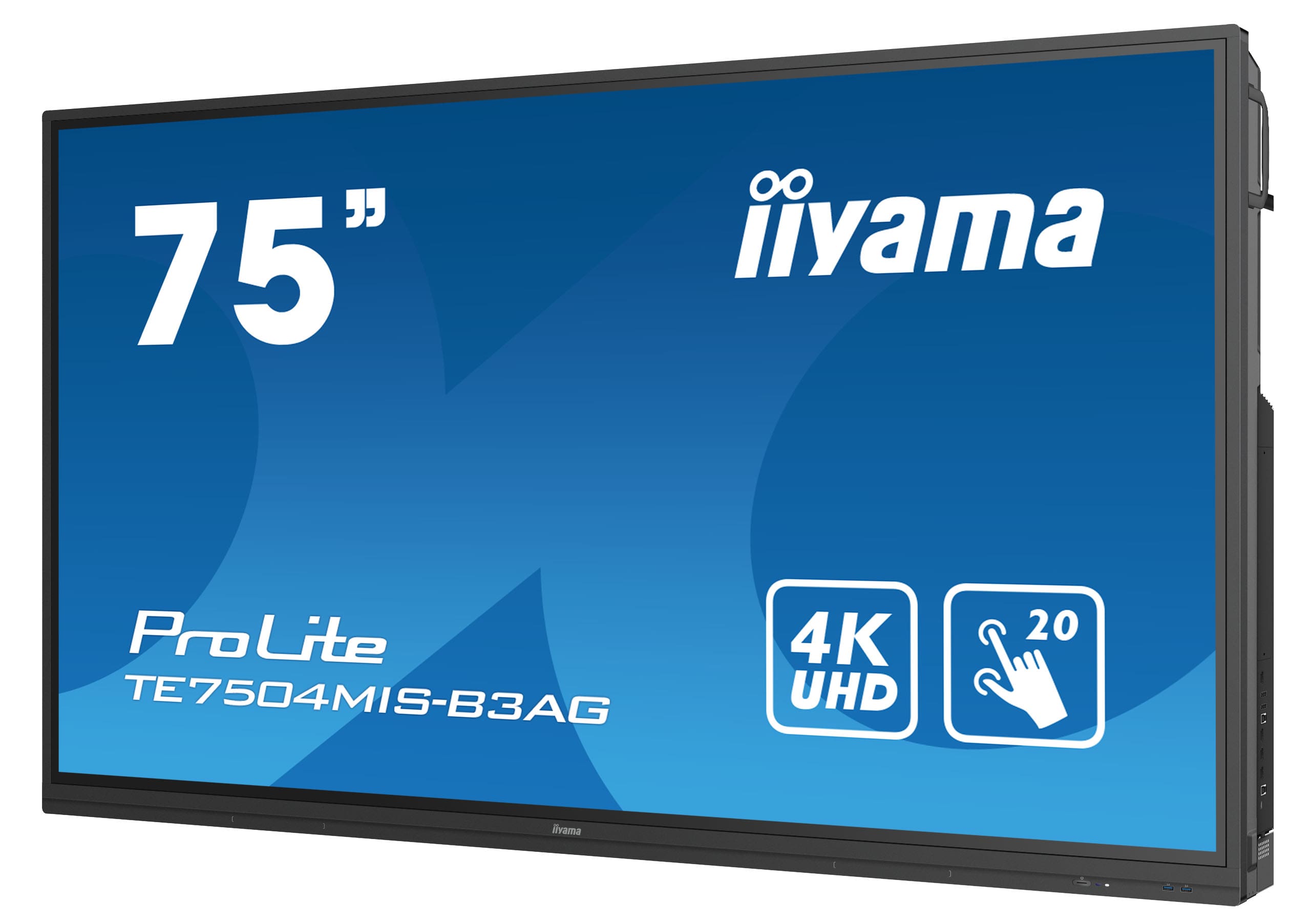 Iiyama ProLite TE7504MIS-B3AG | 75" (189,9cm) | LCD Touchscreen-Display mit 4K-Auflösung und integrierter Whiteboard-Software