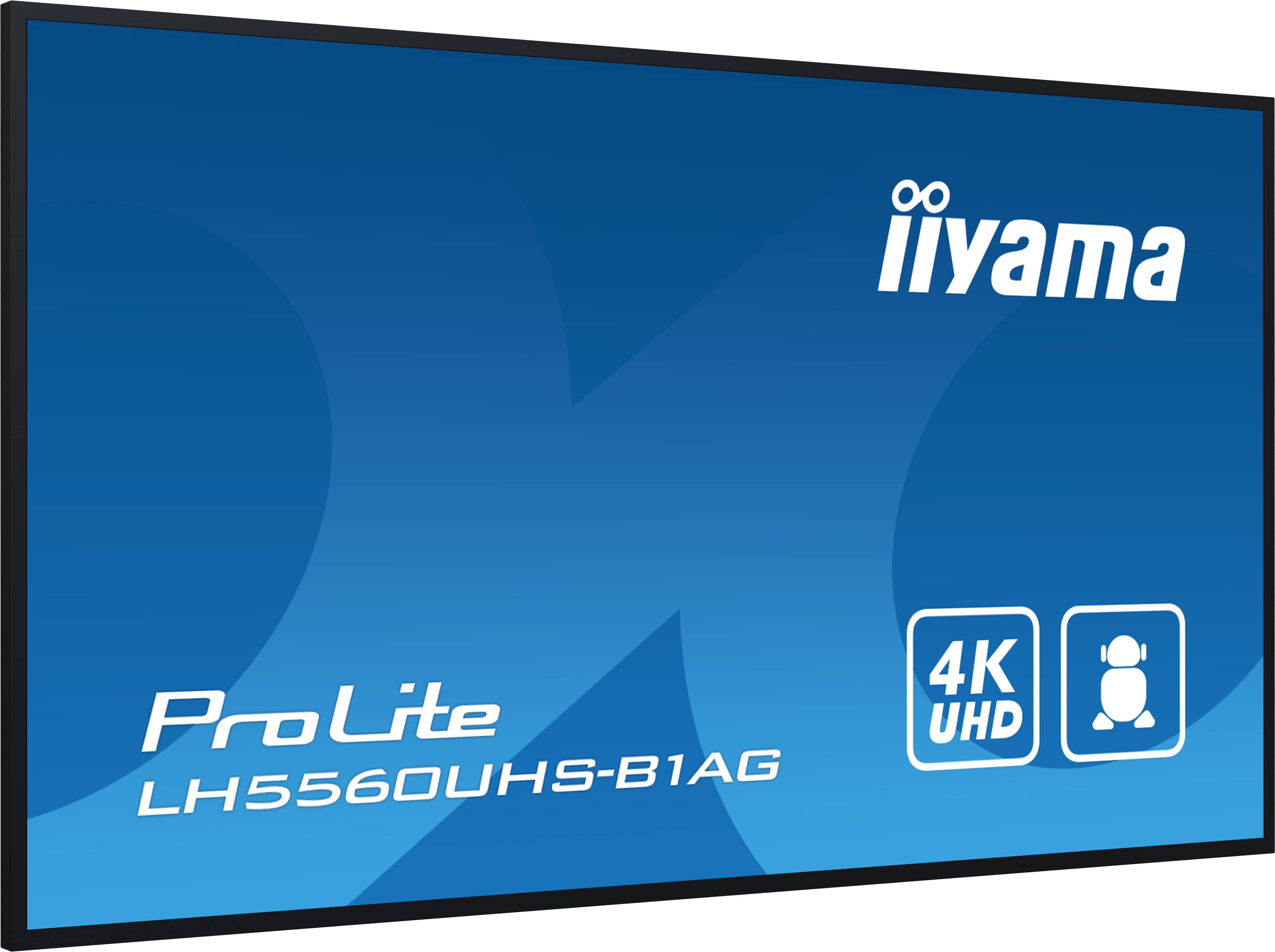 Iiyama ProLite LH5560UHS-B1AG | Professionelles 55″ 4K UHD Digital Signage – Quer/Hochformat, 500 cd/m², Android 11, FailOver, iiSignage², 24/7 Iiyama ProLite LH5560UHS-B1AG | Professionelles 55″ 4K UHD Digital Signage – Quer/Hochformat, 500 cd/m², Android 11, FailOver, iiSignage², 24/7