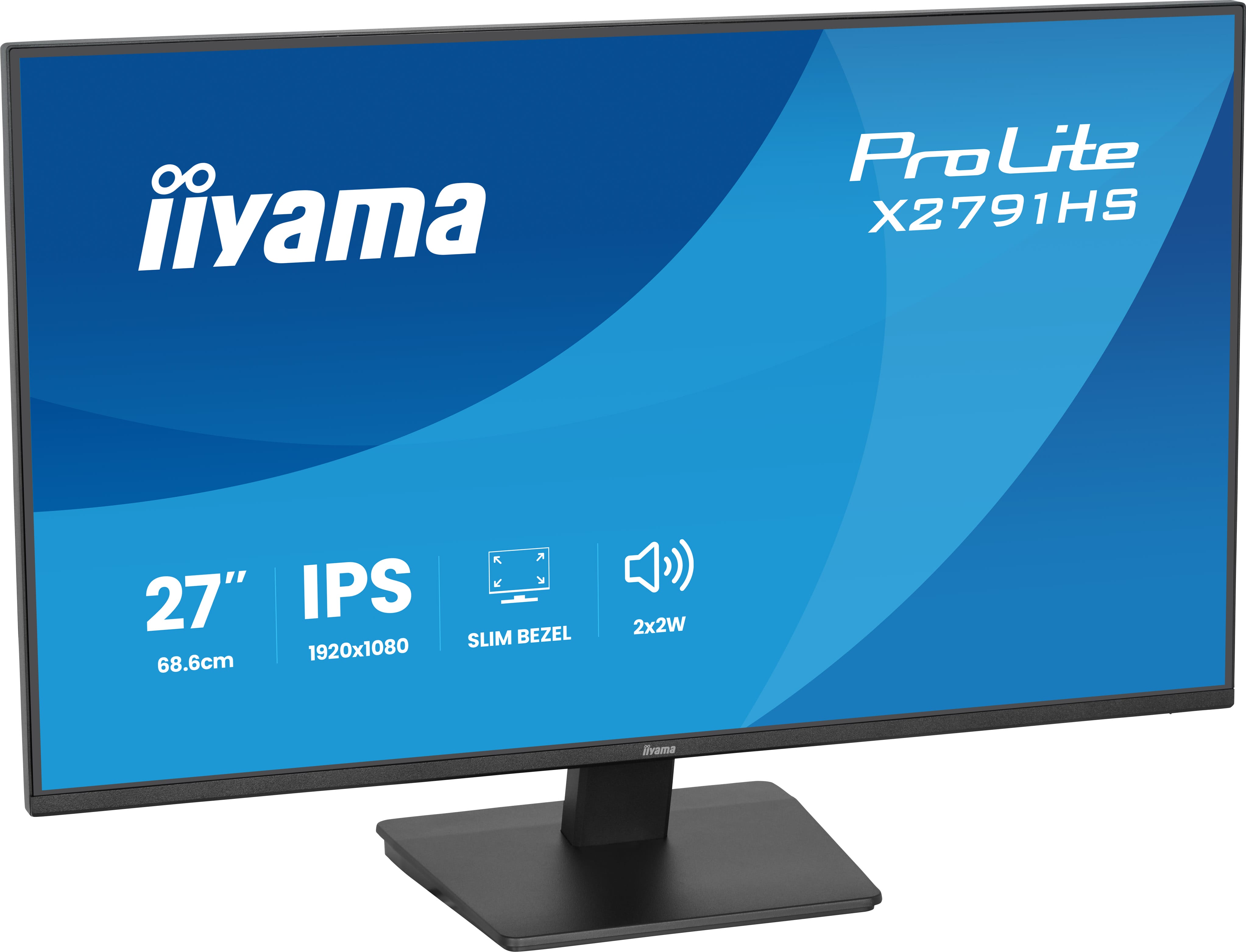 Iiyama ProLite X2791HS-B1 | 27" IPS Full HD Monitor 120 Hz Eye-Care flimmerfrei