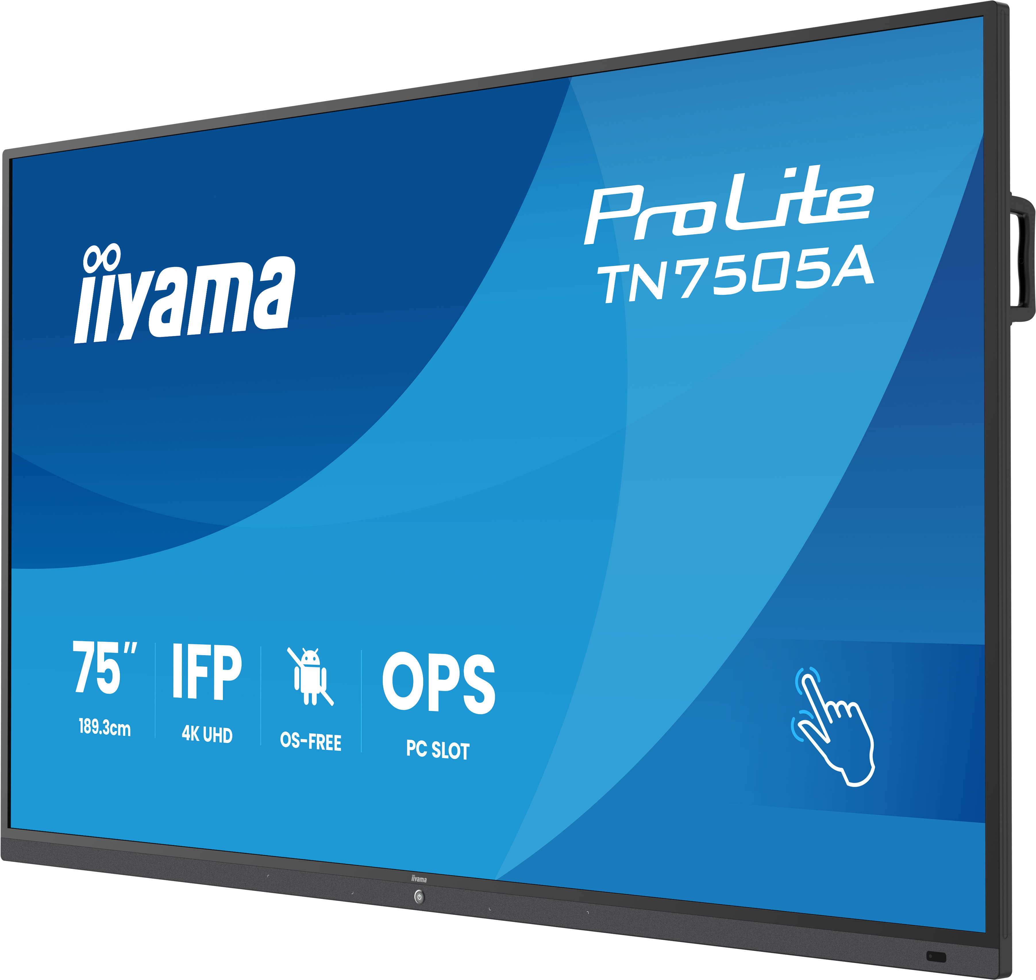 Iiyama ProLite TN7505A-B1AG | 75" professionelles 4K Touch-Display ohne Betriebssystem