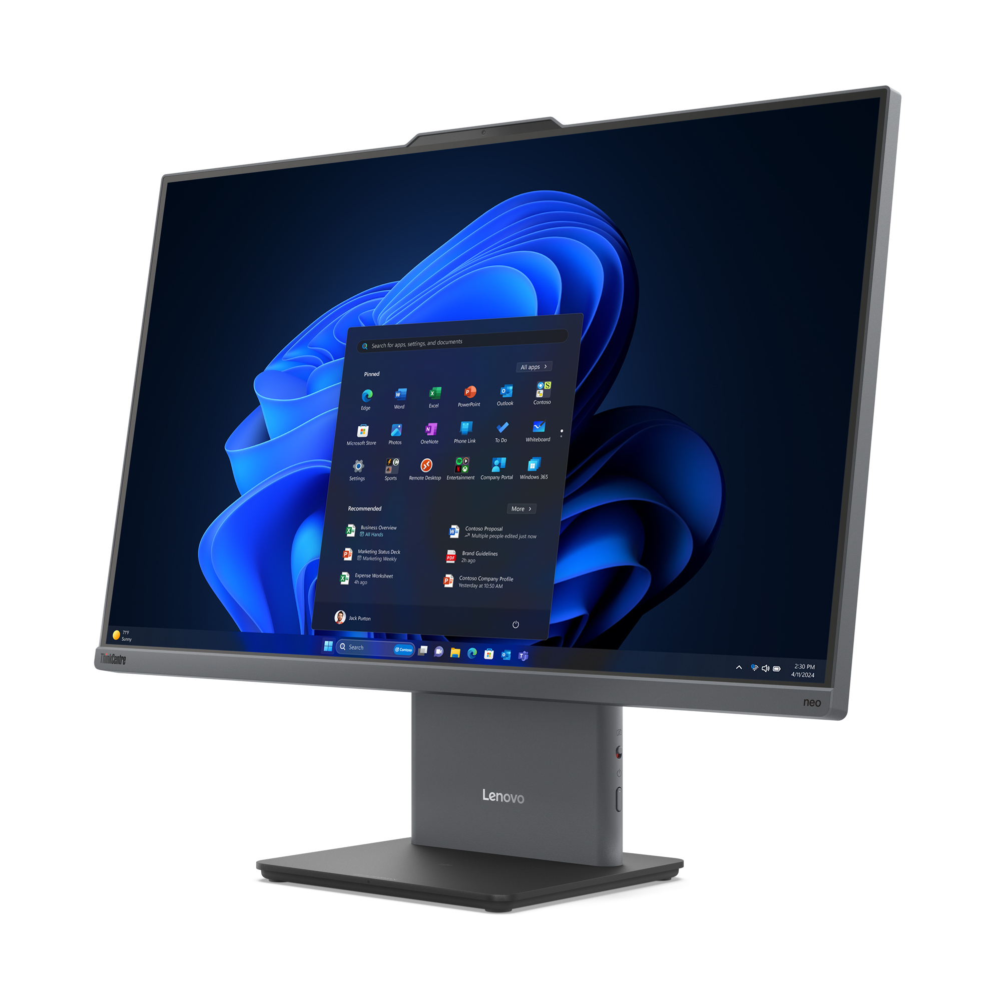 Lenovo PC AIO 27" | neo 50a 27 Gen 5 | i7-13620H | 16GB | 512GB SSD | Win 11 Pro