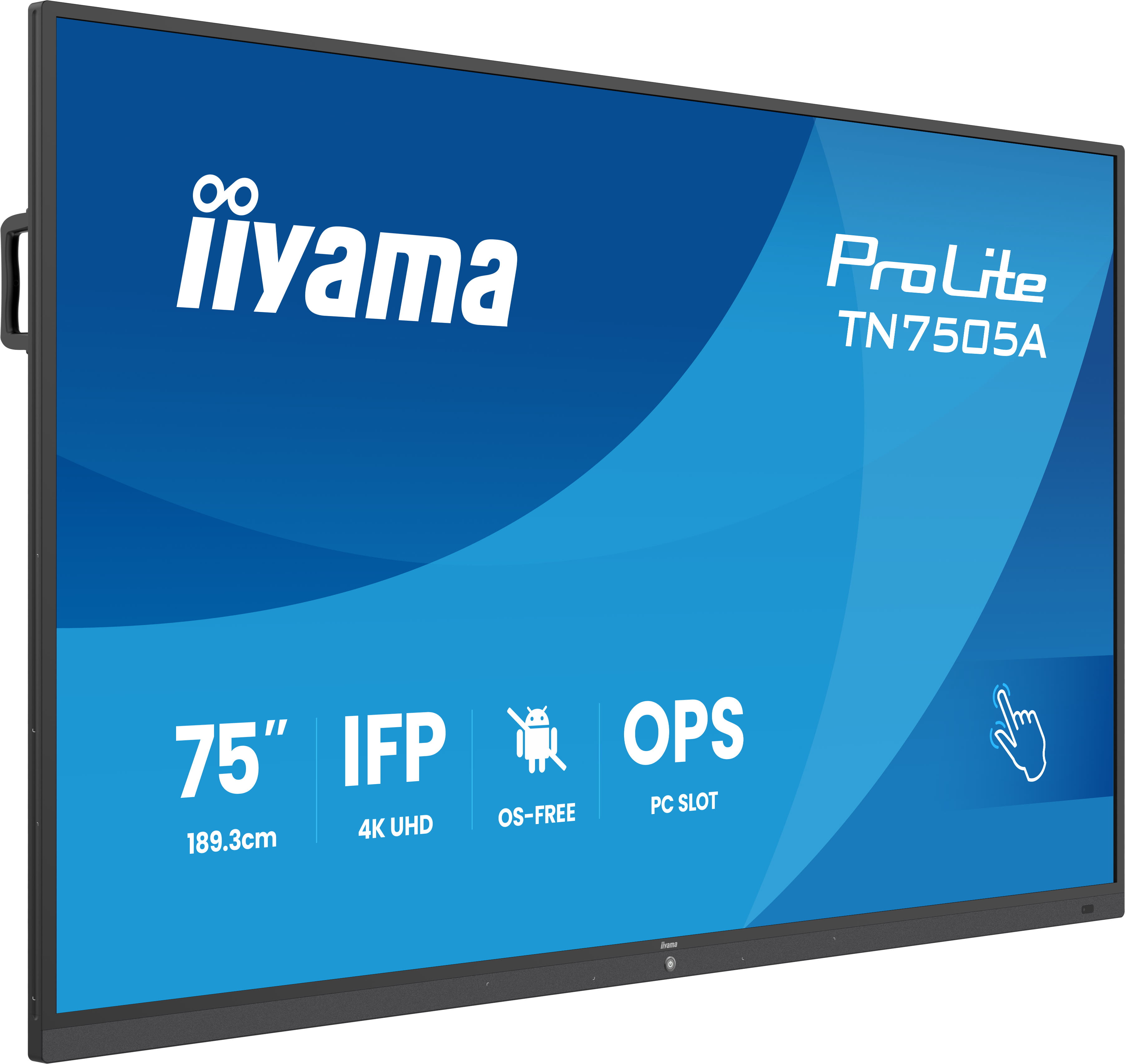 Iiyama ProLite TN7505A-B1AG | 75" professionelles 4K Touch-Display ohne Betriebssystem