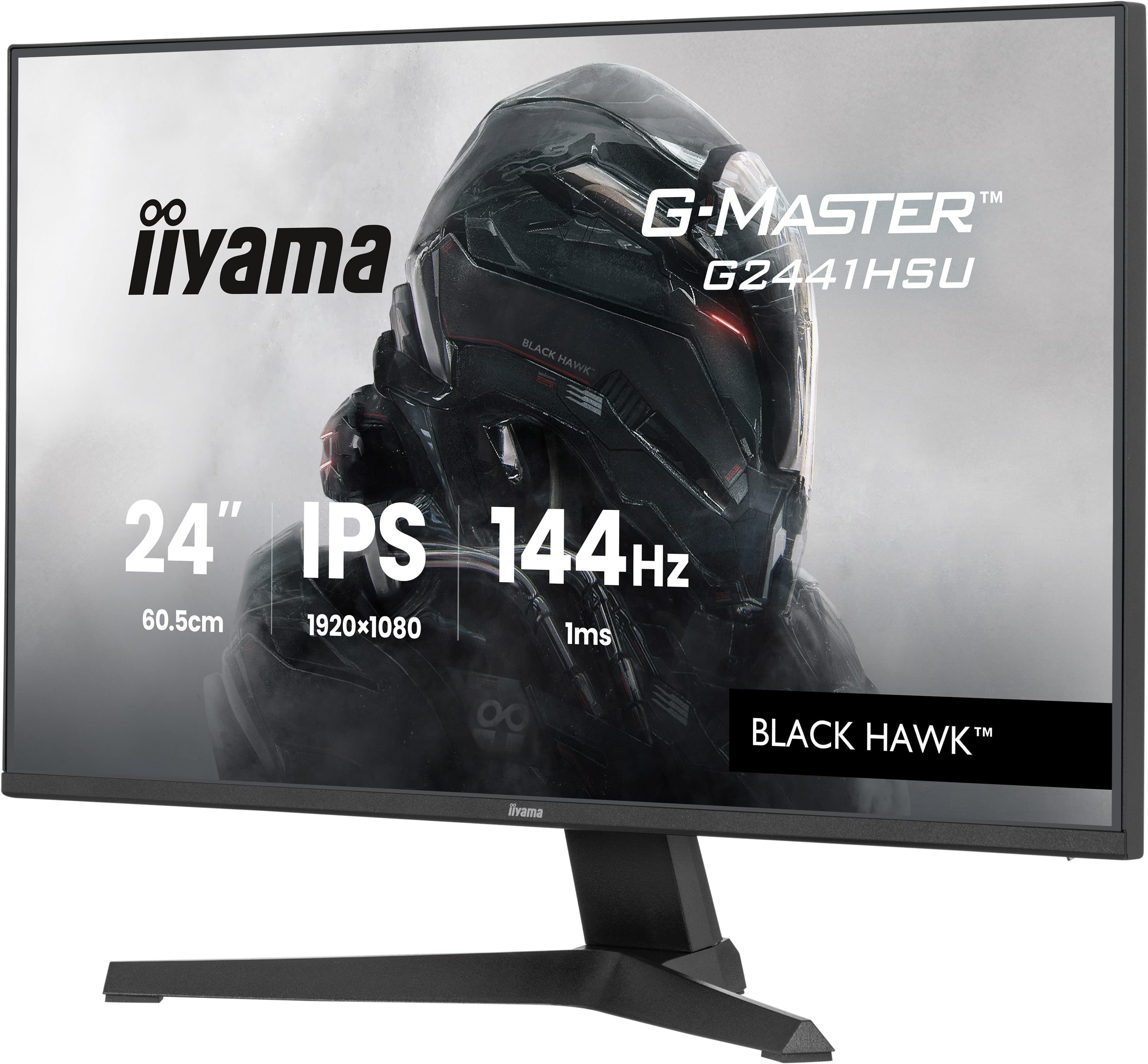 Iiyama G-MASTER G2441HSU-B1 | 24" Gaming Monitor IPS 144Hz 1ms MPRT Full HD FreeSync Black Tuner