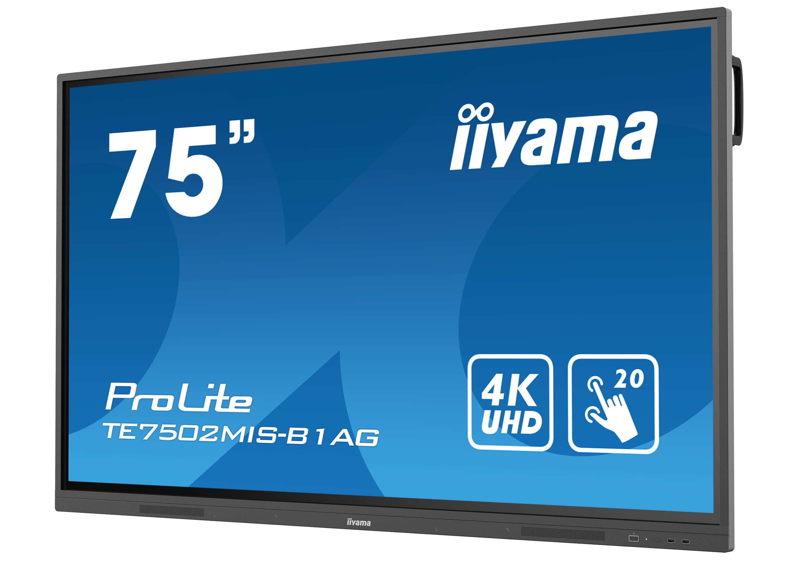 Iiyama ProLite TE7502MIS-B1AG | 75" (189,3cm) | Interaktives 75'' LCD Touchscreen-Display mit 4K-Auflösung und integrierter Whiteboard-Software