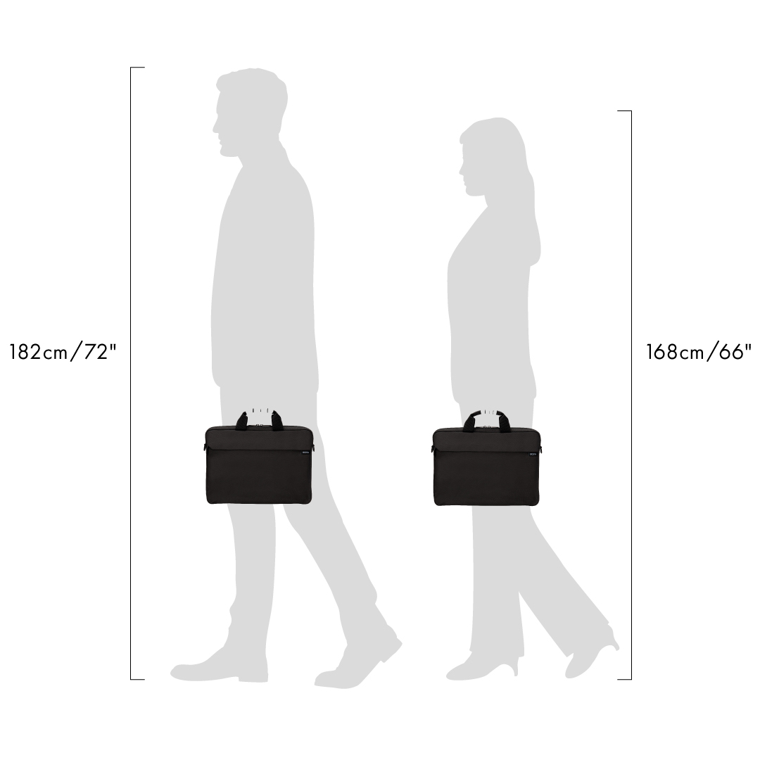 DICOTA ONE Slim - Notebook-Tasche - 31.8 cm - 10" - 12.5" - Schwarz