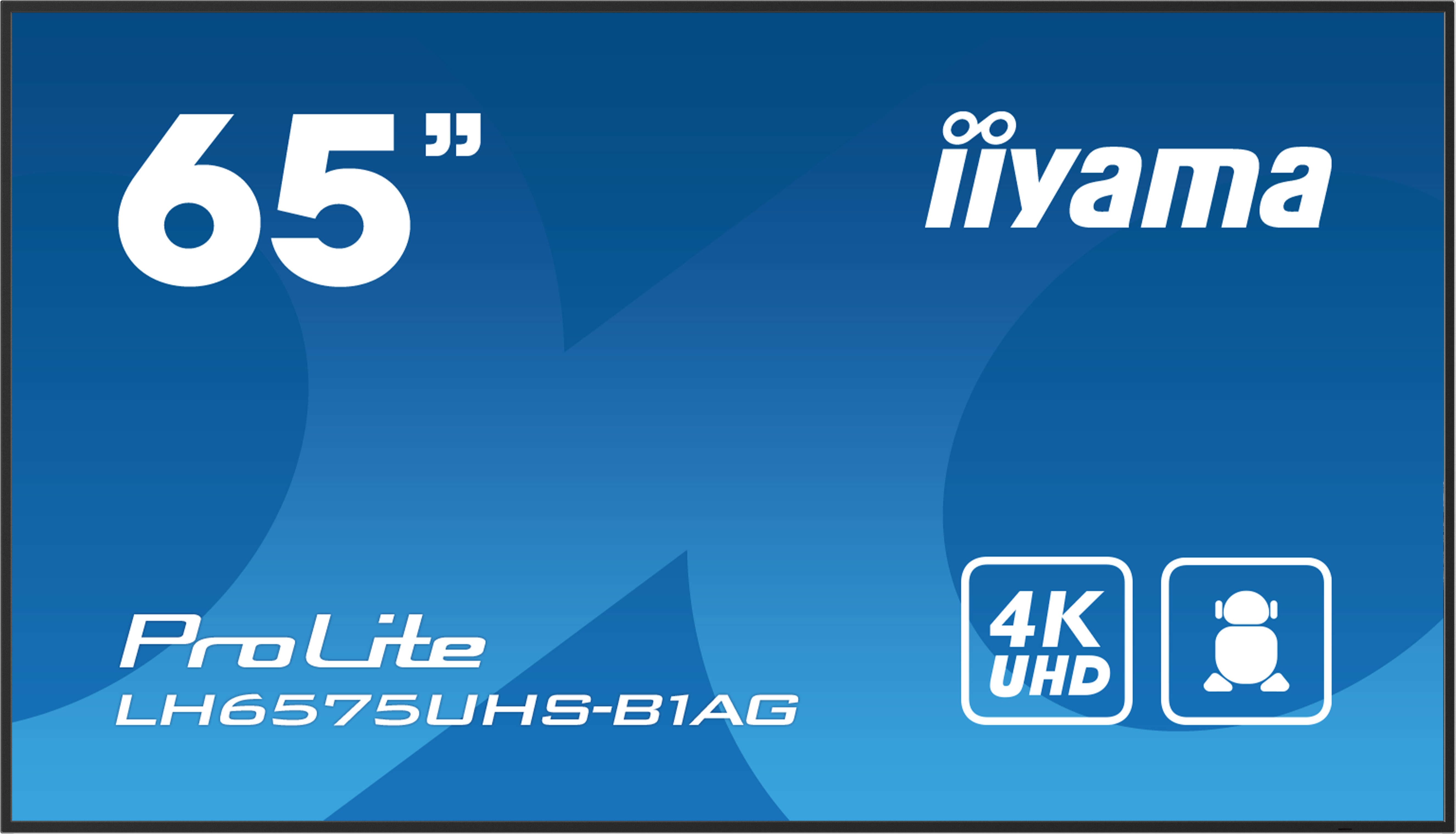 Iiyama ProLite LH6575UHS-B1AG | 65" 4K UHD Digital Signage Display – 24/7 Betrieb, Android OS, Intel® SDM, FailOver Iiyama ProLite LH6575UHS-B1AG | 65" 4K UHD Digital Signage Display – 24/7 Betrieb, Android OS, Intel® SDM, FailOver