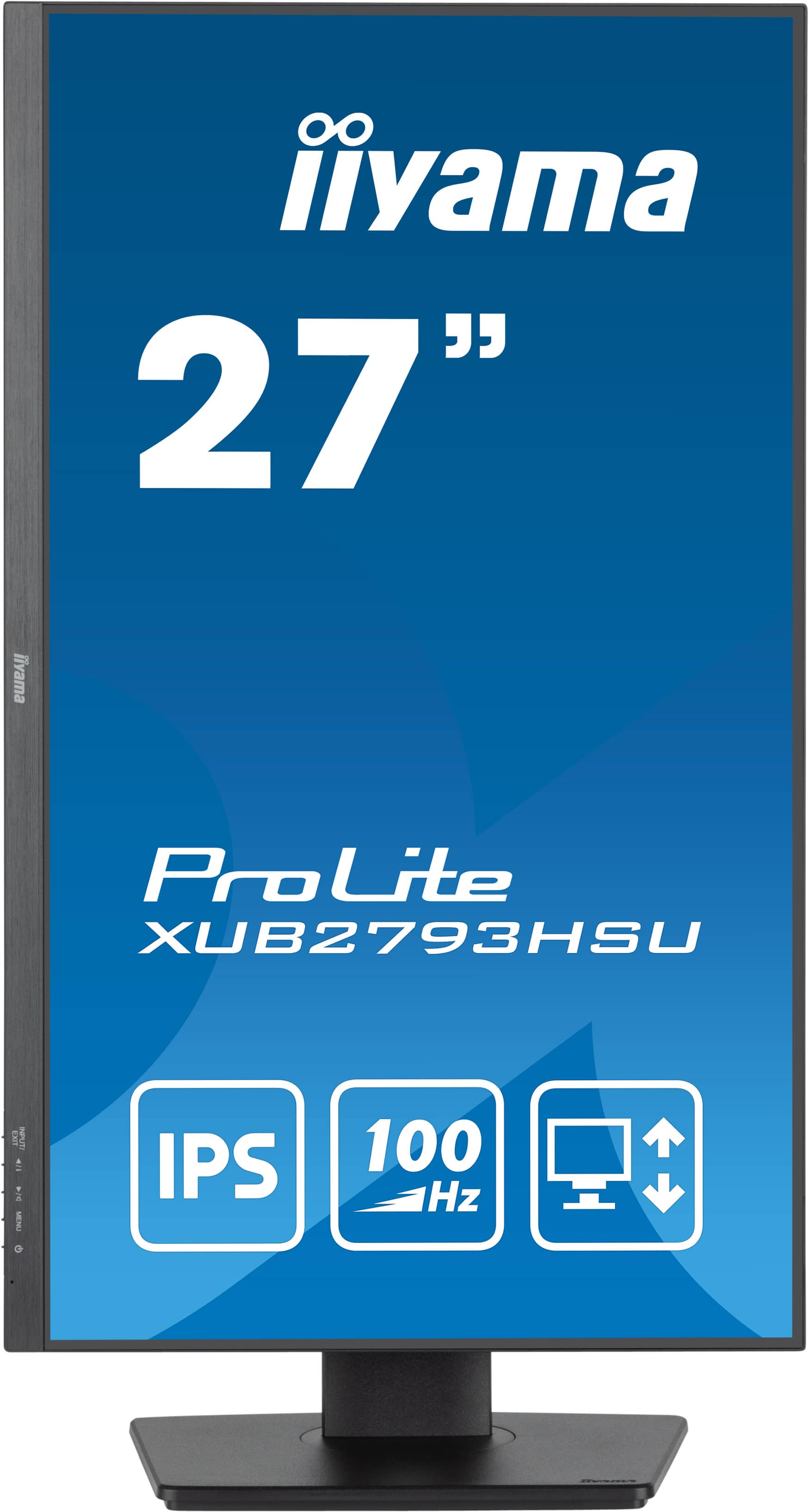 Iiyama ProLite XUB2793HSU-B7 | 27" Monitor mit IPS-Panel-Technologie und 100Hz  Iiyama ProLite XUB2793HSU-B7 | 27" Monitor mit IPS-Panel-Technologie und 100Hz