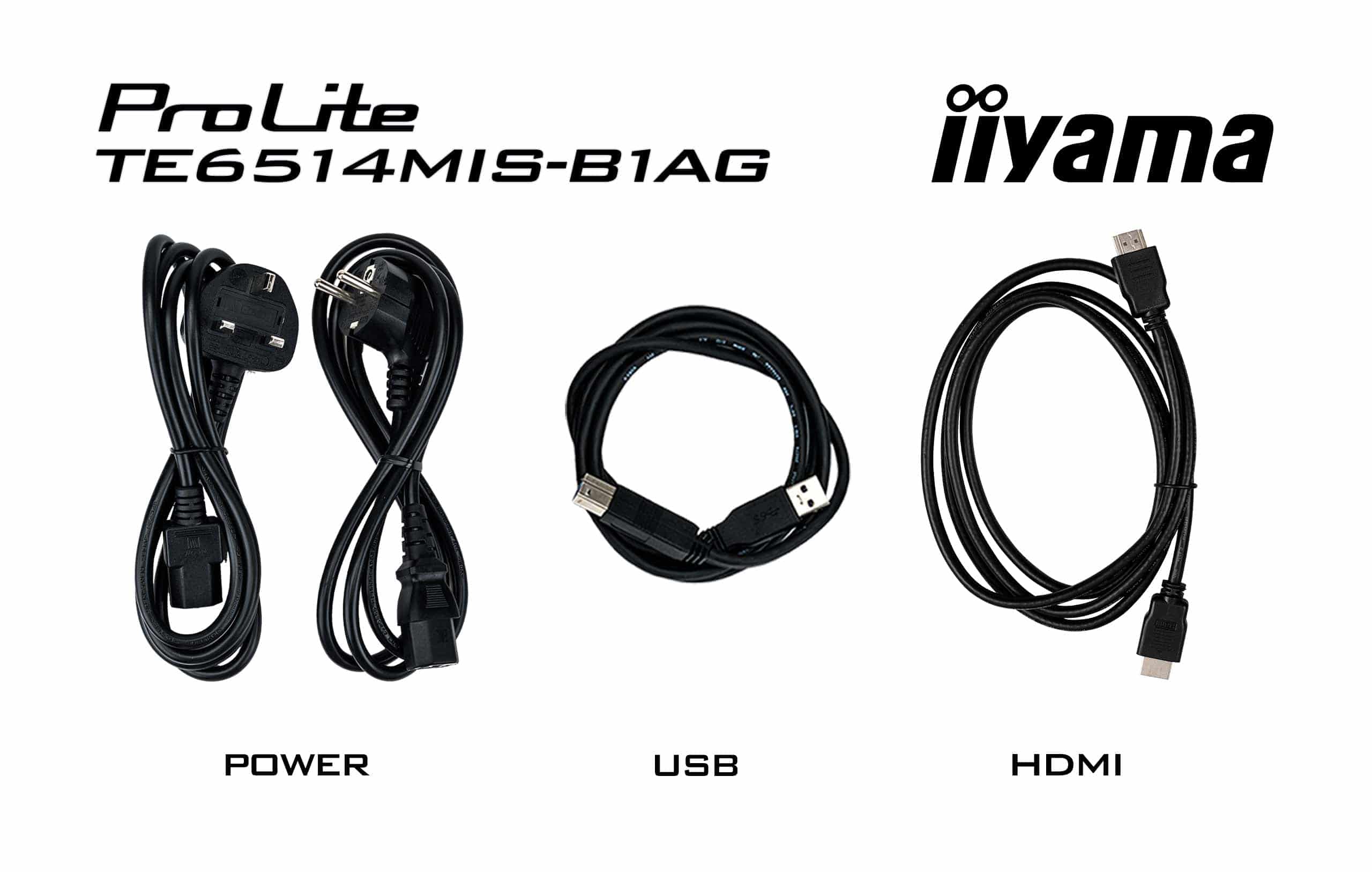 Iiyama ProLite TE6514MIS-B1AG | 65" interaktives Großformat-Touch-Display mit 4K | hybriden Android