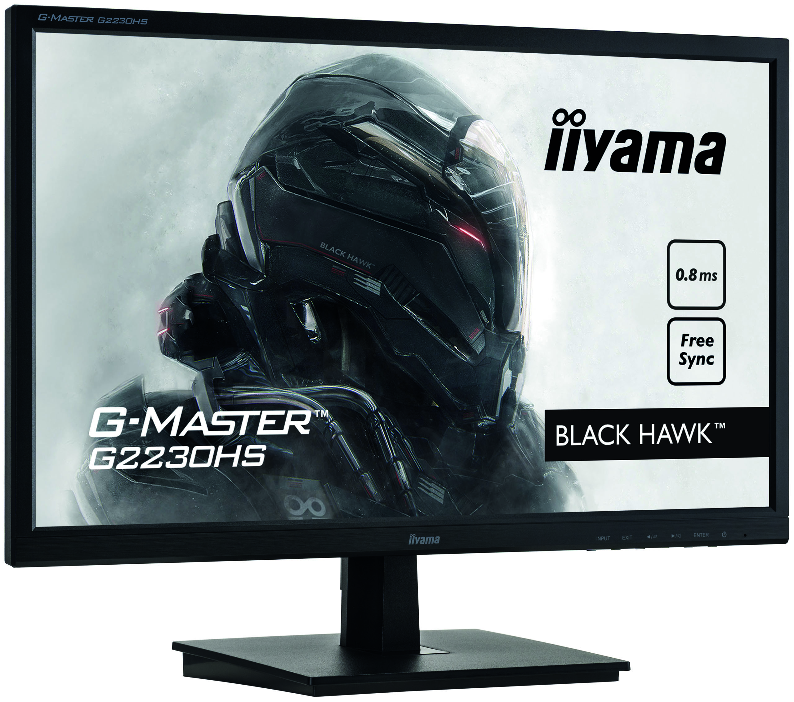Iiyama G-MASTER G2230HS-B1 BLACK HAWK | 22" | 75Hz | Gaming Monitor