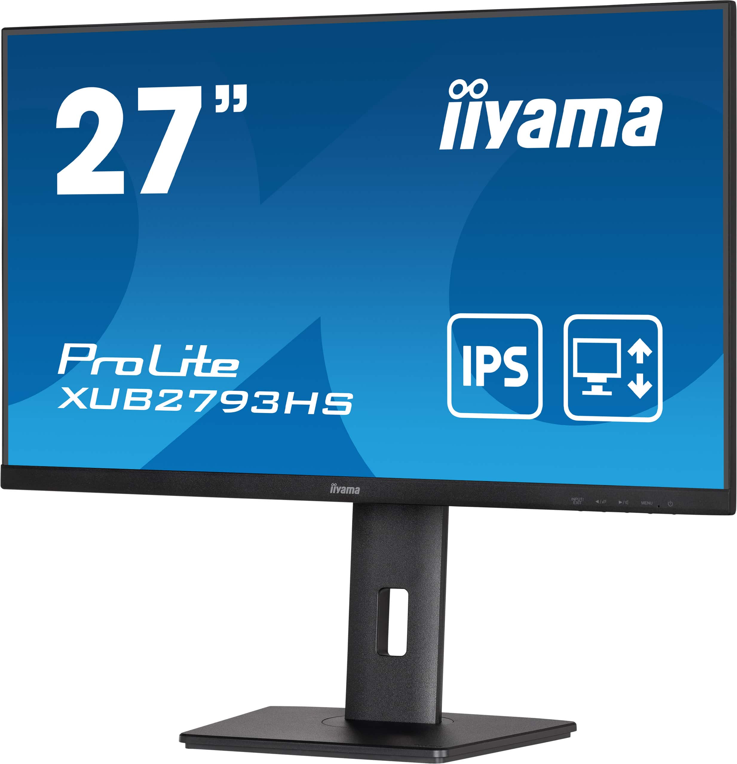 Iiyama ProLite XUB2793HS-B5 | 27" | dreiseitig rahmenlosen Design und einem höhenverstellbaren Standfuß