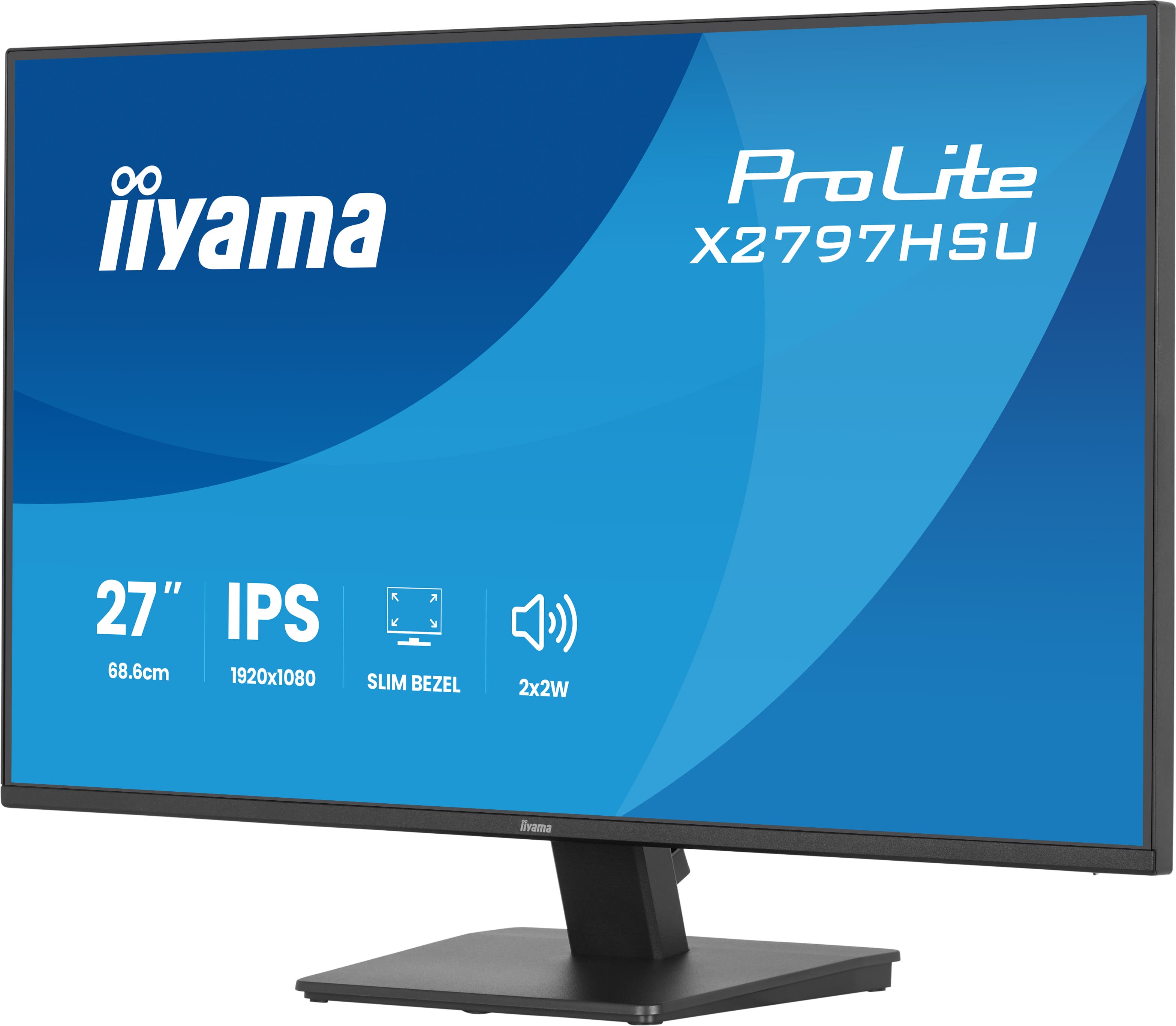 Iiyama ProLite X2797HSU-B1 | 27" IPS Monitor mit 120 Hz, USB-Hub, Lautsprechern & Augenkomfort