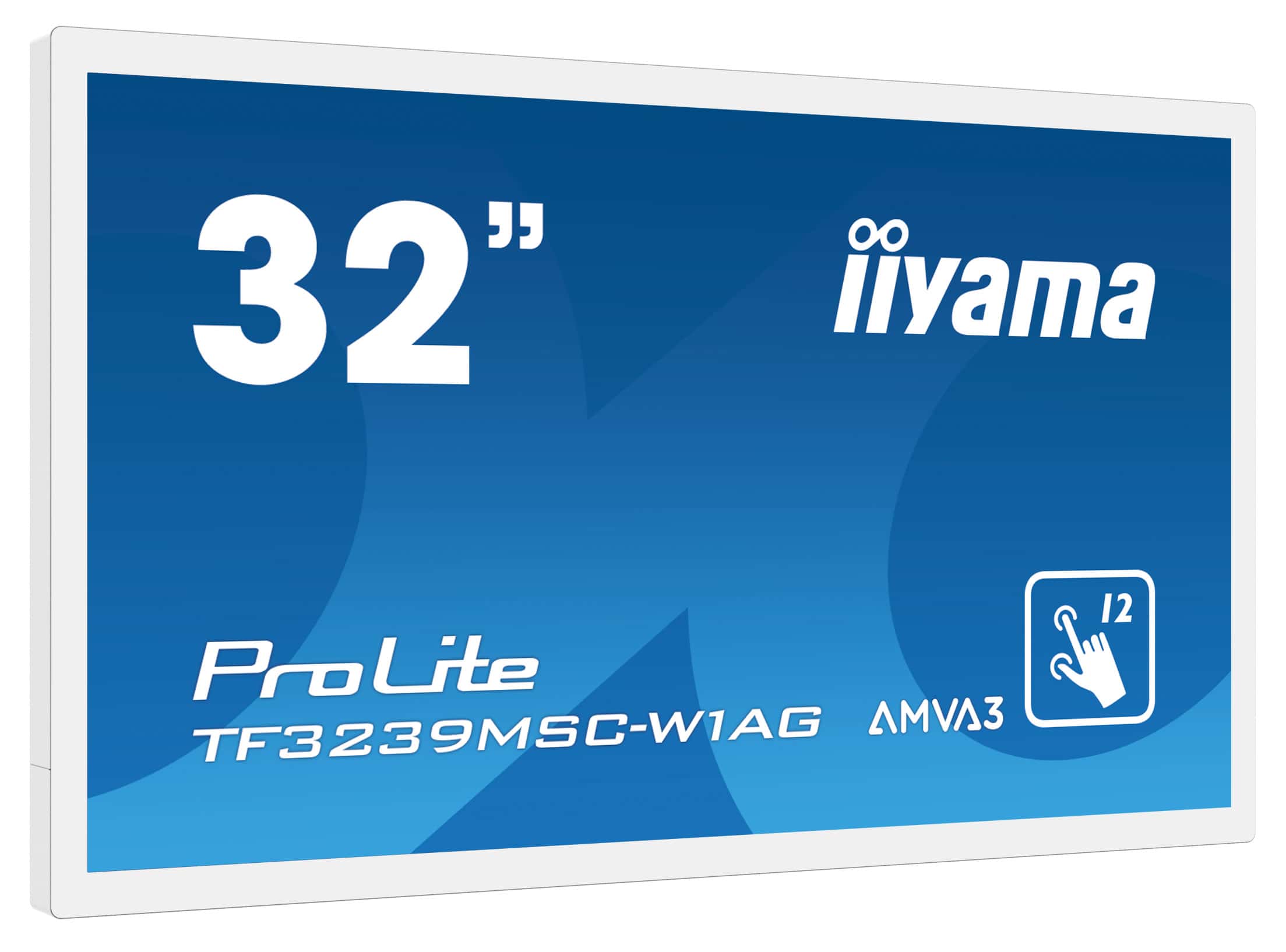 Iiyama ProLite TF3239MSC-W1AG | 32" | 12 Punkt Multi-Touch-Monitor | Weiß