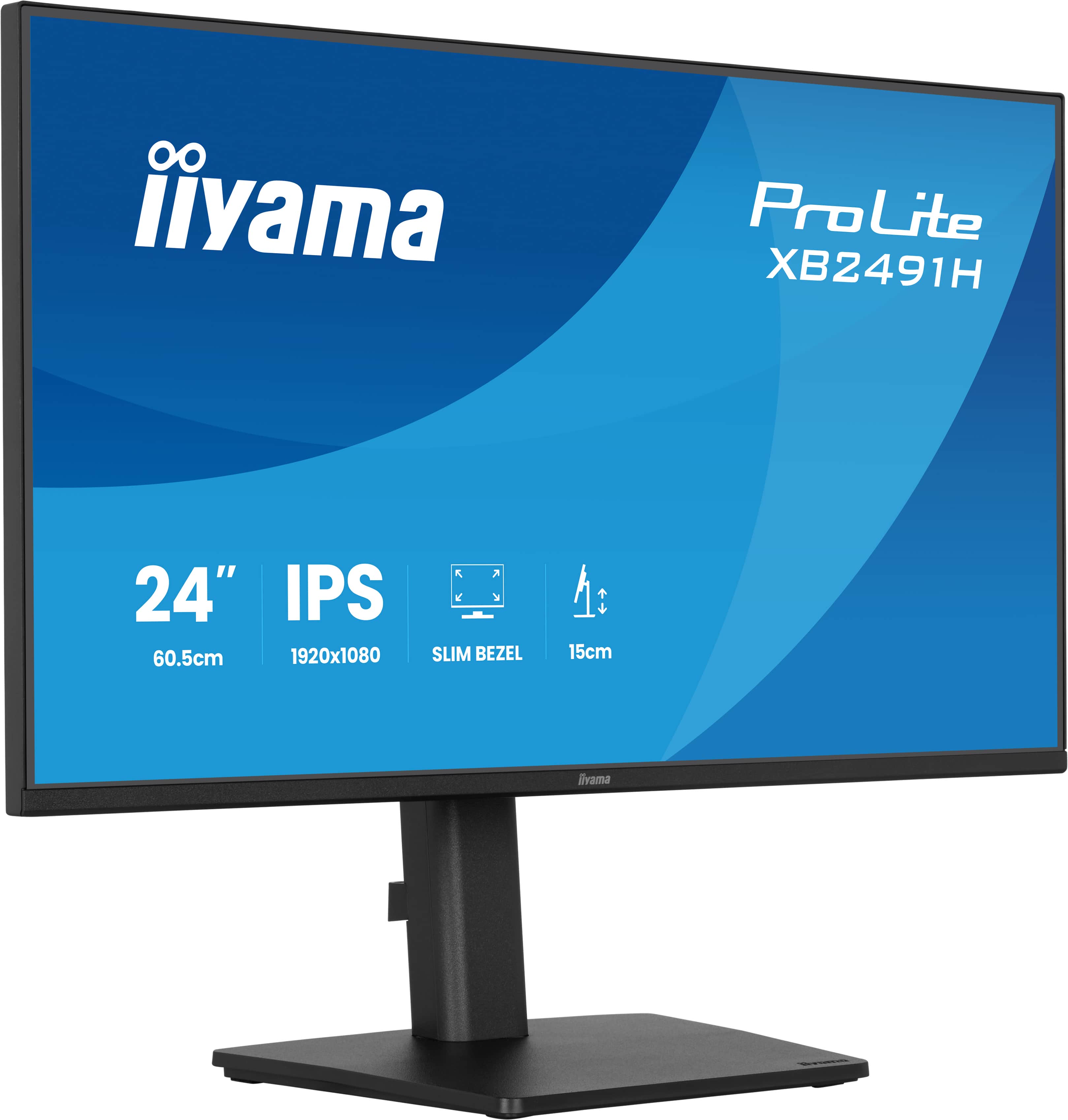 Iiyama ProLite XB2491H-B1 | 24" Ergonomischer IPS Monitor Full HD