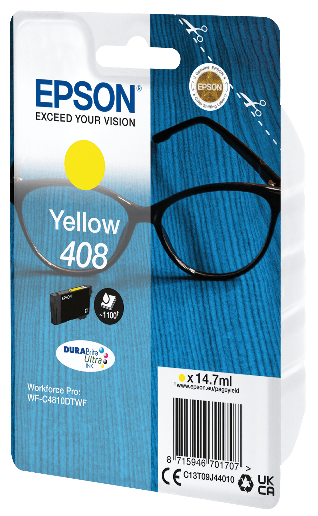 Tinte Epson 408 C13T09J44010 1.100 Seiten Gelb