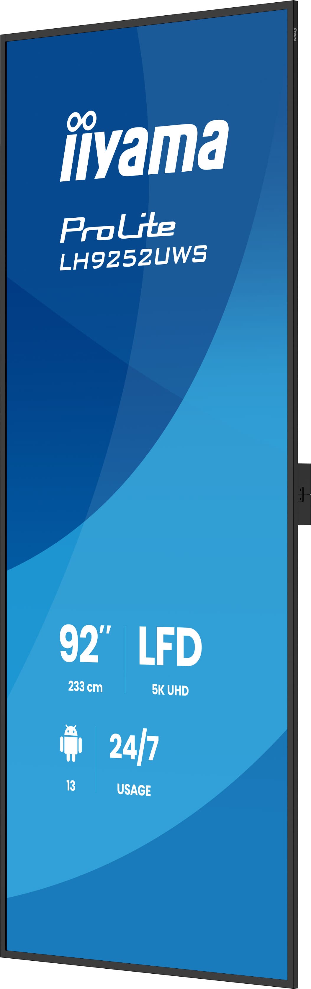 Iiyama ProLite LH9252UWS-B1AG | 92" | 5K | Indoor Display