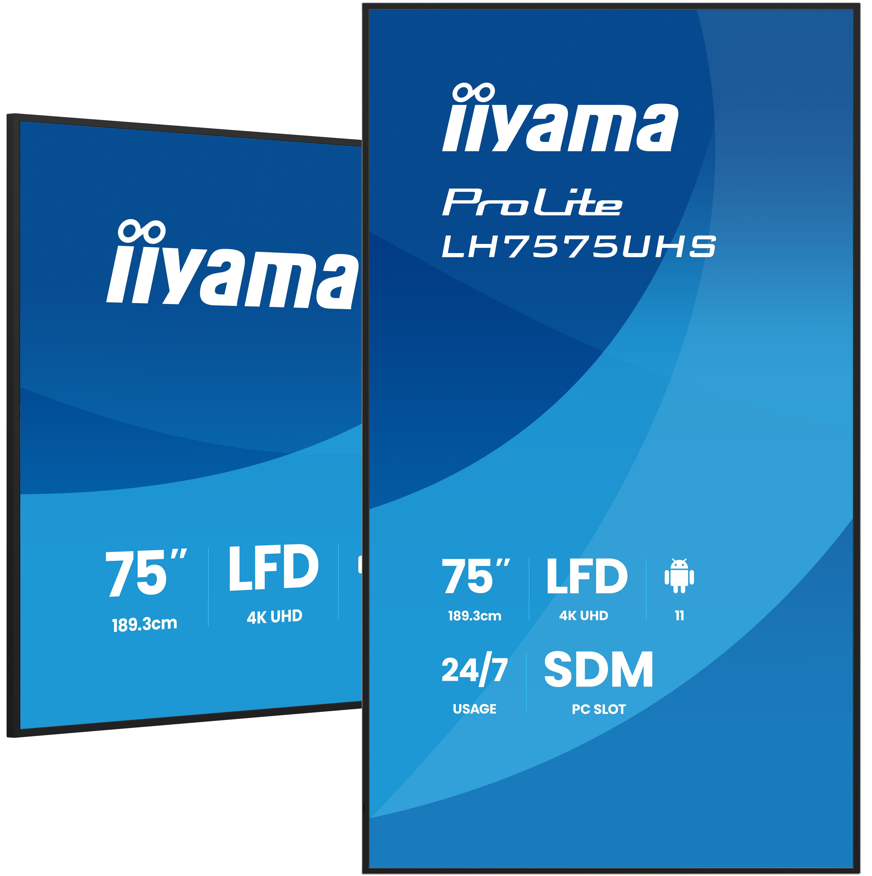 Iiyama ProLite LH7575UHS-B2AG | 75" 4K UHD Allround-Digital Signage Display mit Android 11 & 24/7 Betrieb Iiyama ProLite LH7575UHS-B2AG | 75" 4K UHD Allround-Digital Signage Display mit Android 11 & 24/7 Betrieb
