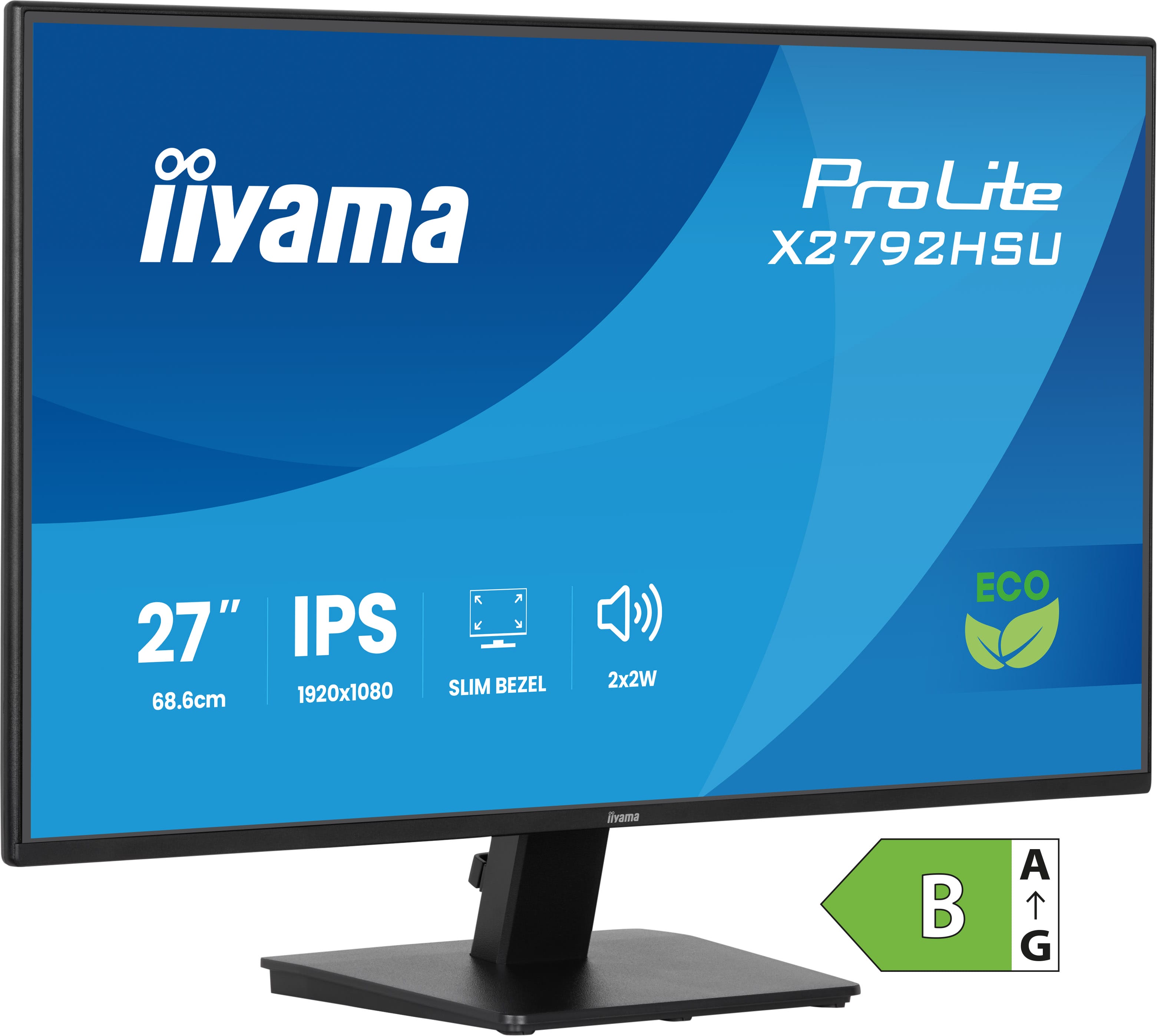 Iiyama ProLite X2792HSU-B1 | 27" IPS Full-HD Monitor für Büro & Home Office