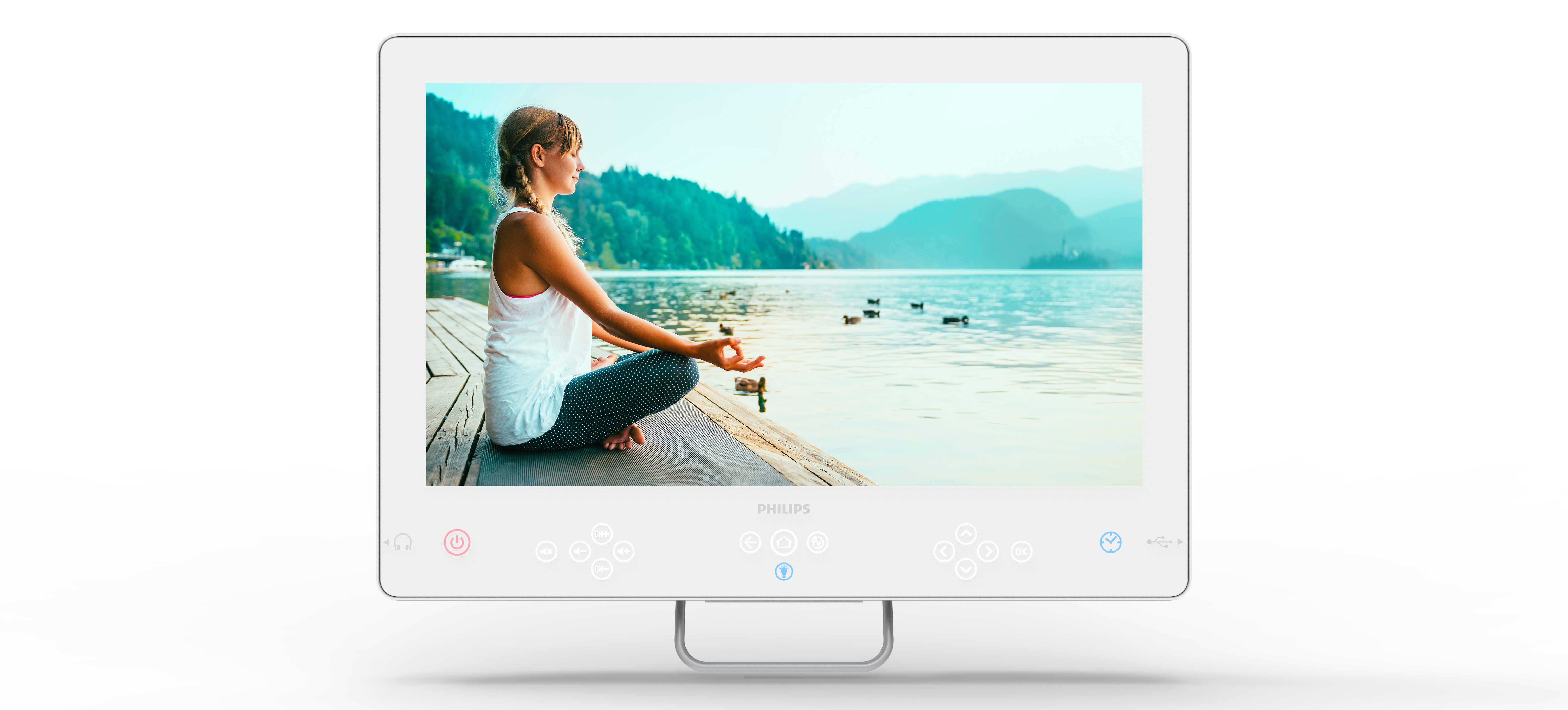 Philips 19 Zoll 19HFL5214W/12 Smart Hotel-TV HD Ready – Serie 5214 (Weiß)