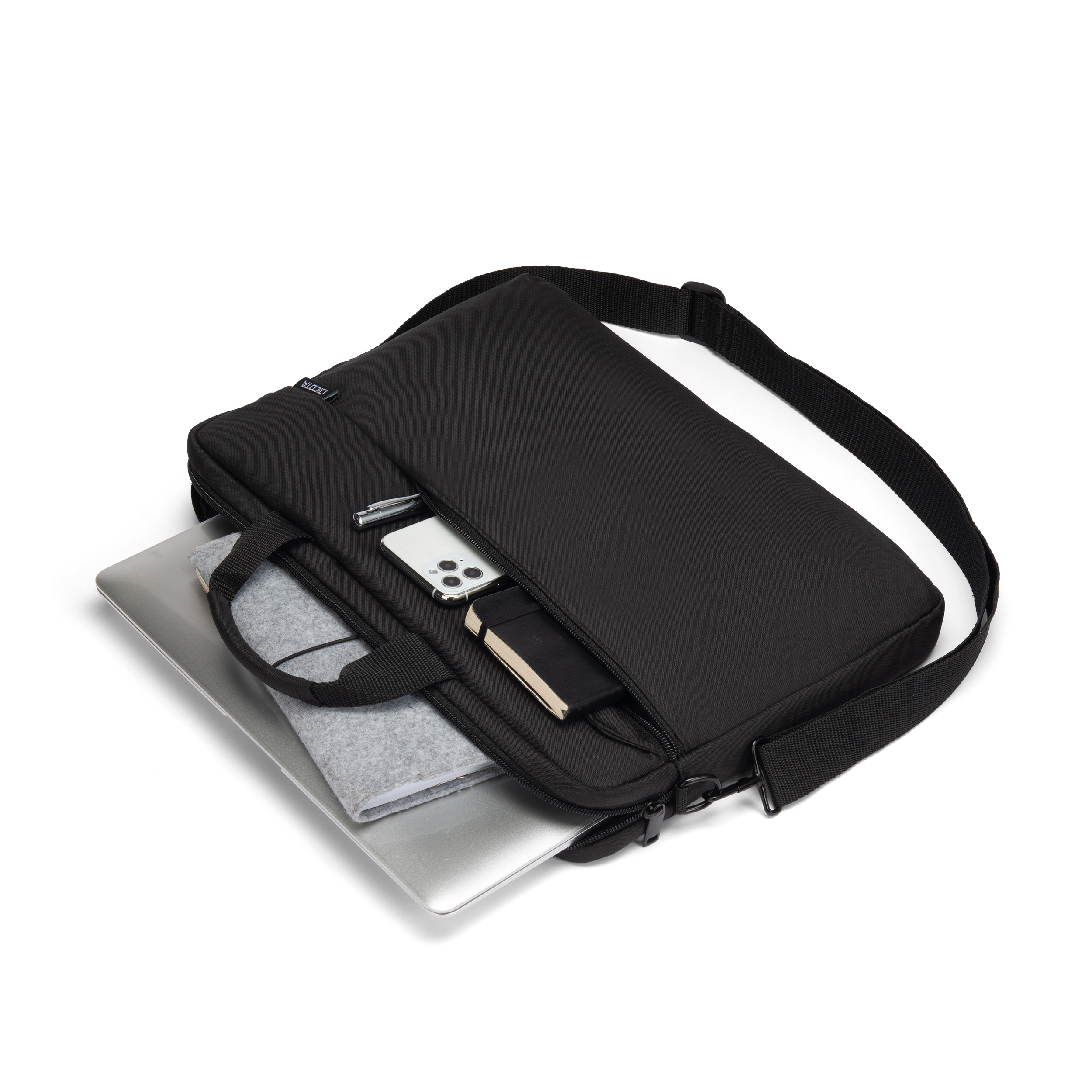 DICOTA ONE Slim - Notebook-Tasche - 31.8 cm - 10" - 12.5" - Schwarz