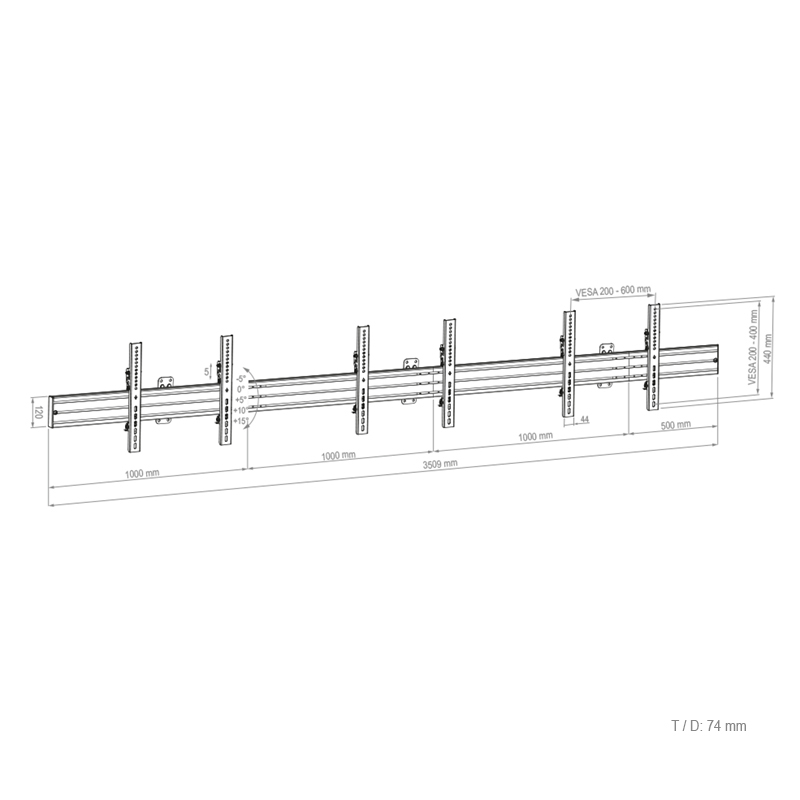 Hagor CPS Menuboard W3L 46 – 65″ comPROnents Komplettlösung