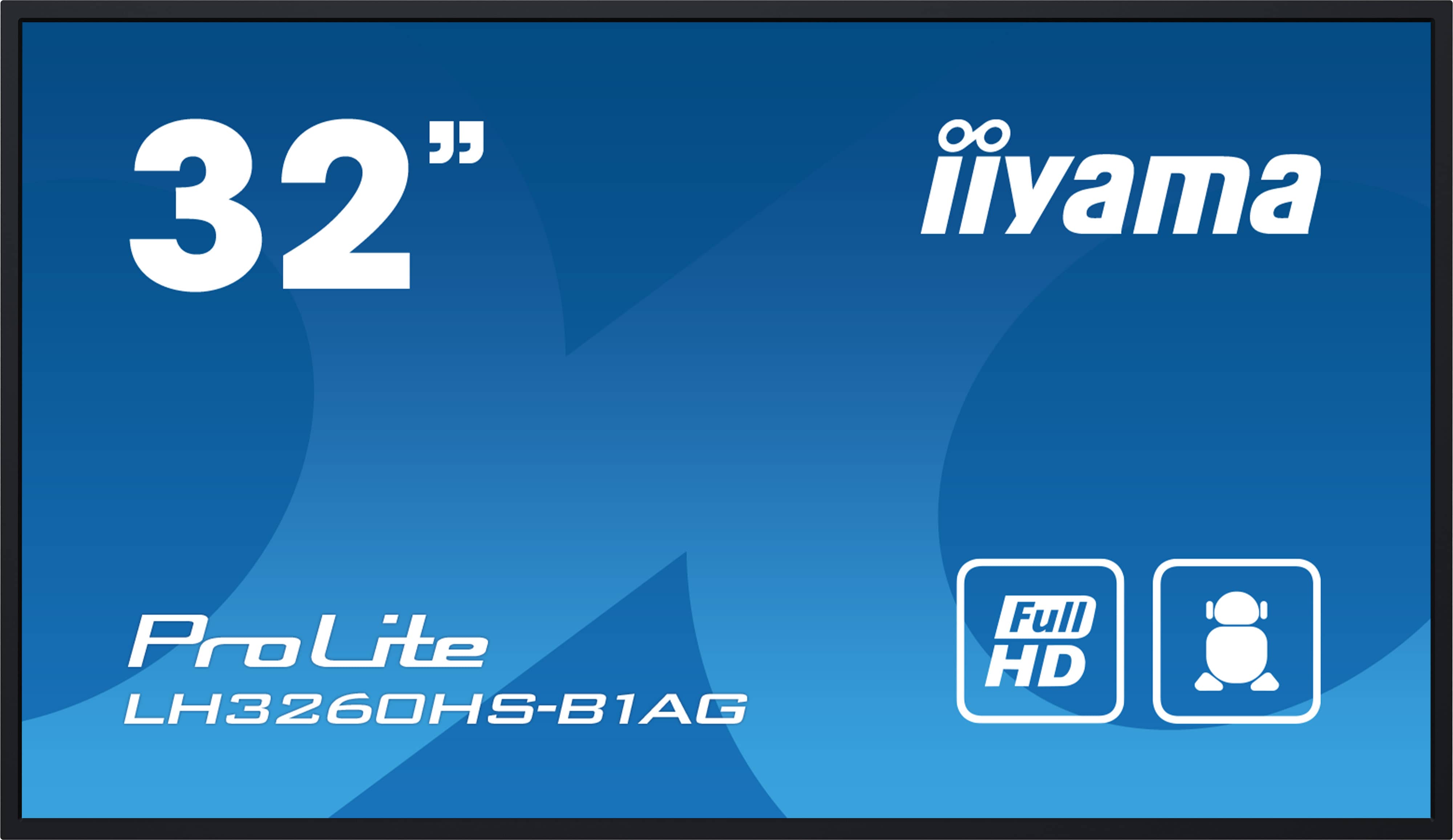 Iiyama ProLite LH3260HS-B1AG | Professionelles 32″ Full HD Digital Signage – 500 cd/m², Android 11, iiSignage², FailOver, 24/7, Quer- & Hochformat