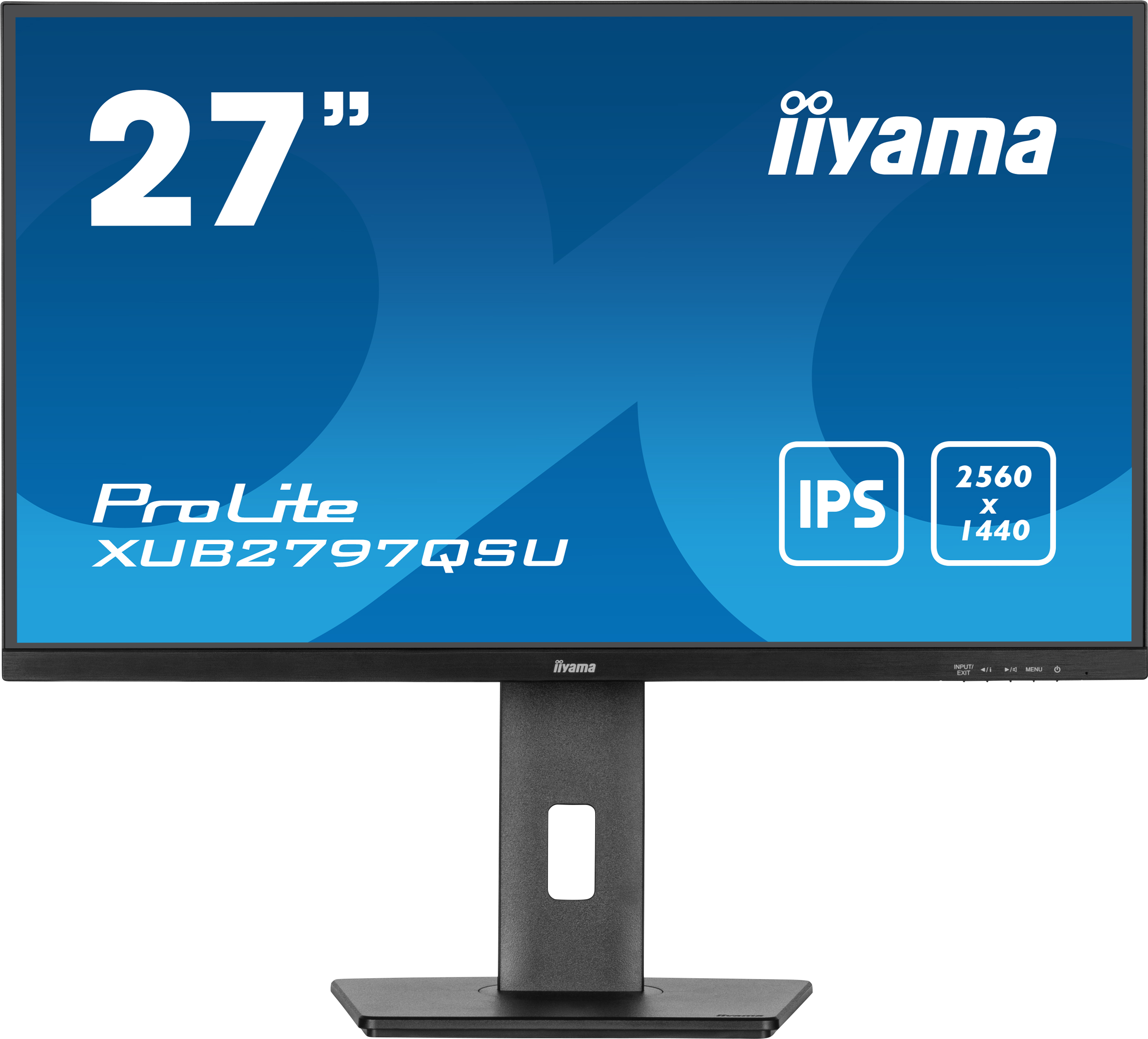 Iiyama ProLite XUB2797QSU-B2 | 27" Monitor mit IPS-Panel Technologie, QHD-Auflösung, USB-Hub, 100Hz Bildwiederholfrequenz Iiyama ProLite XUB2797QSU-B2 | 27" Monitor mit IPS-Panel Technologie, QHD-Auflösung, USB-Hub, 100Hz Bildwiederholfrequenz