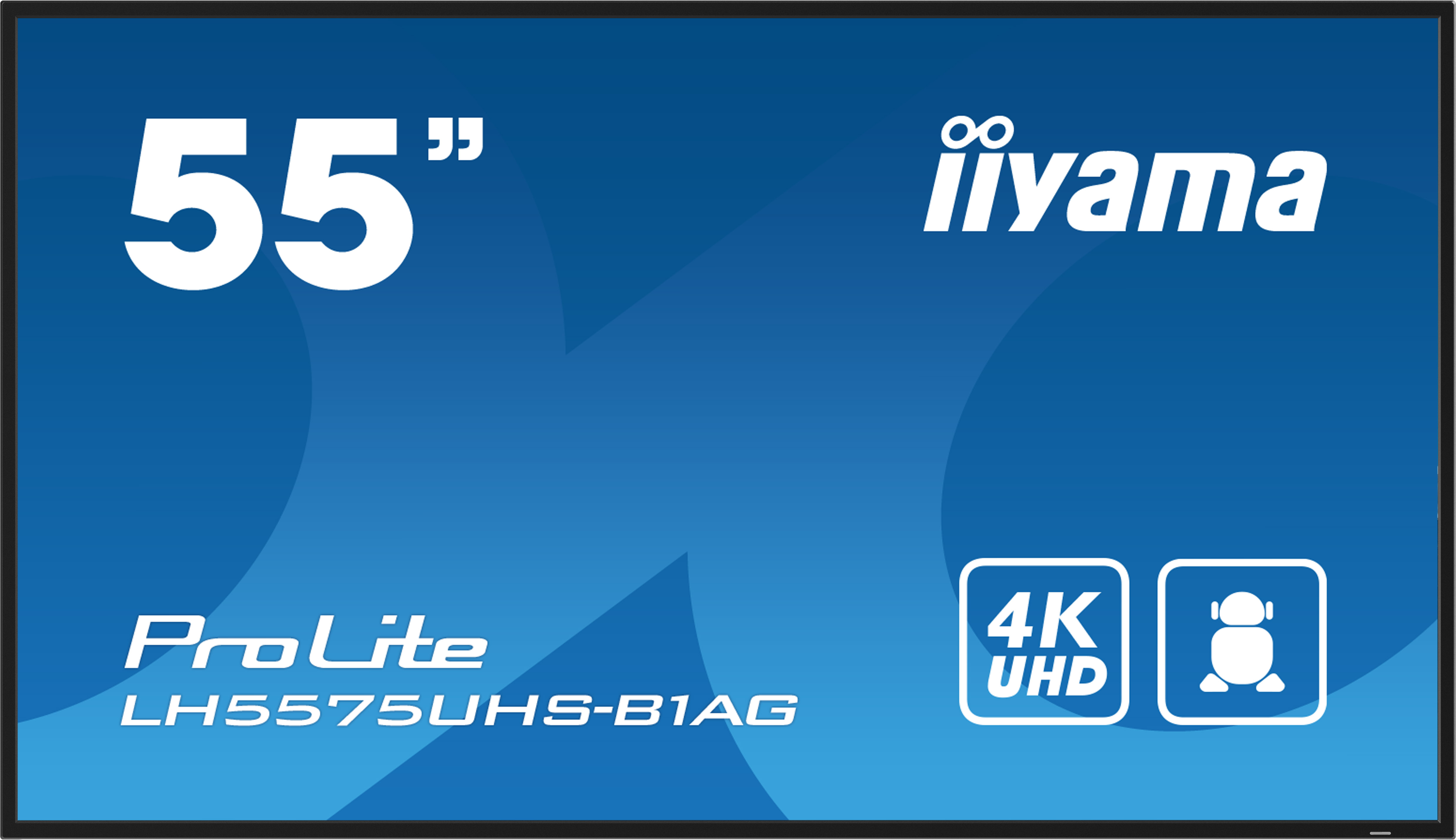 Iiyama ProLite LH5575UHS-B1AG | 55" 4K UHD Digital Signage Display – 24/7 Betrieb, Android OS, Intel® SDM, FailOver Iiyama ProLite LH5575UHS-B1AG | 55" 4K UHD Digital Signage Display – 24/7 Betrieb, Android OS, Intel® SDM, FailOver