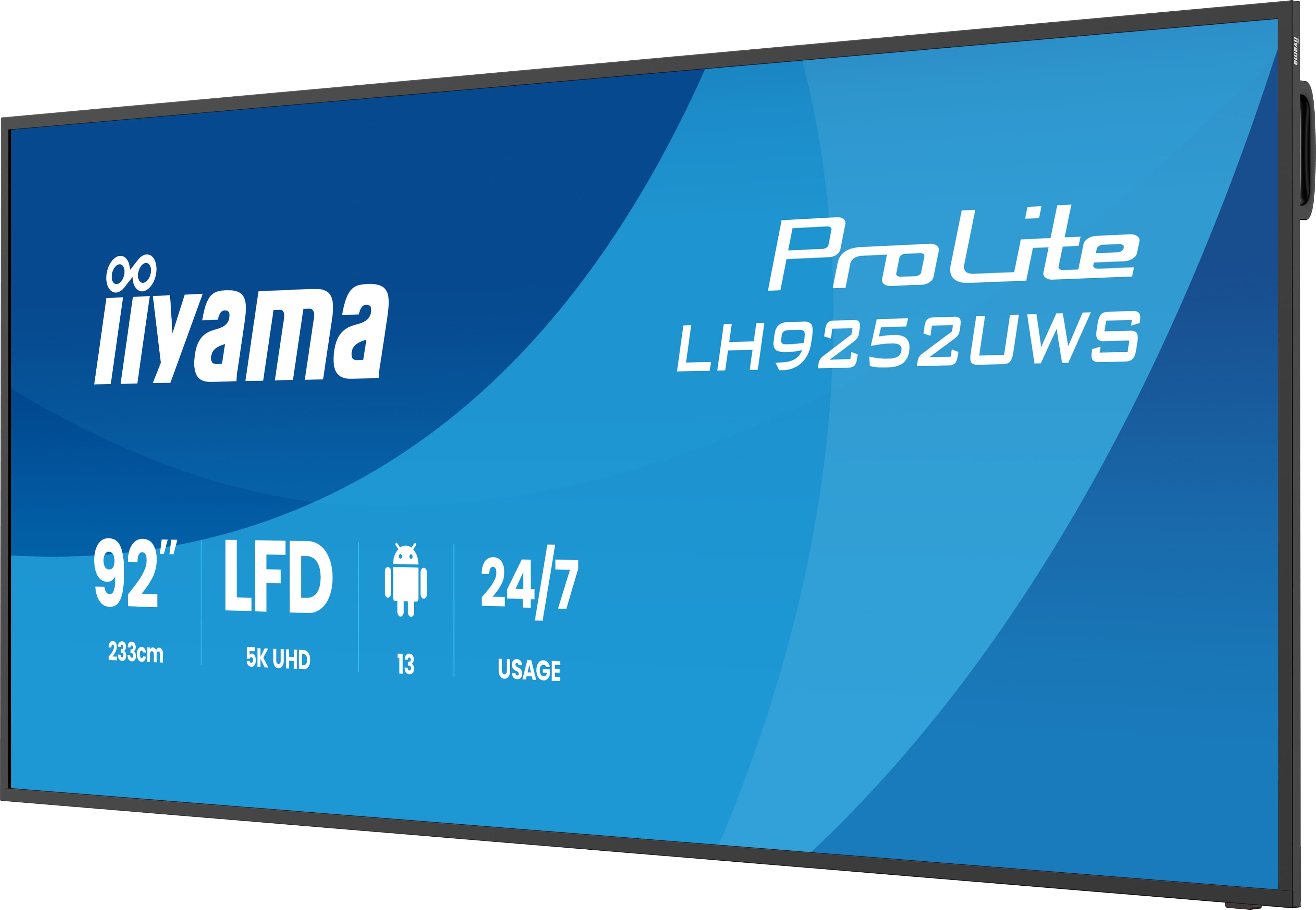 Iiyama ProLite LH9252UWS-B1AG | 92" | 5K | Indoor Display