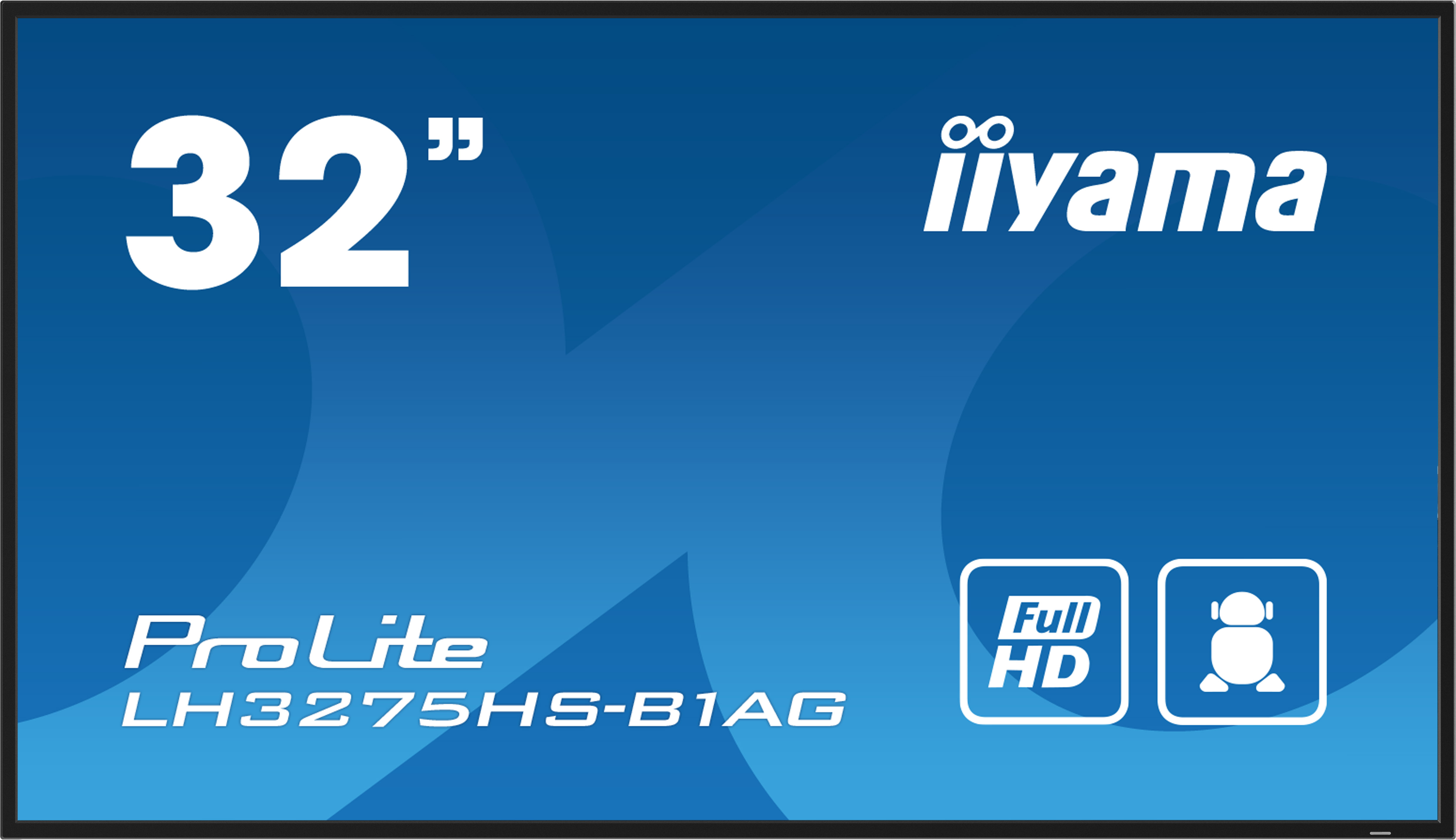 Iiyama ProLite LH3275HS-B1AG | 32" 4K UHD Digital Signage Display – 24/7 Betrieb, Android OS, Intel® SDM, FailOver