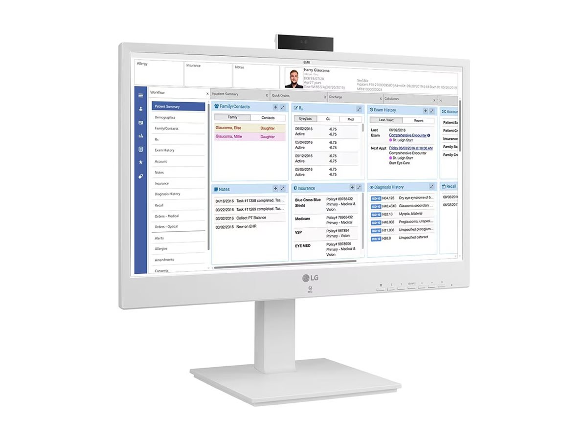 LG All-in-One Thin Client 24CR670N-6P | 24" | Intel Celeron N5105 | 8 GB RAM | 256 GB SSD | Webcam
