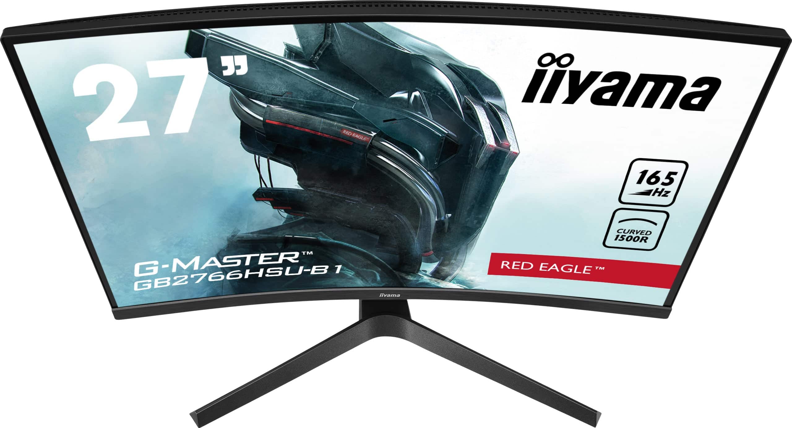Iiyama G-MASTER GB2766HSU-B1 RED EAGLE | 27" | Full HD | 165Hz | Curved-Gaming-Monitor | Ausstelungsgerät
