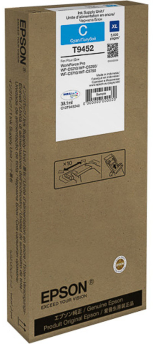 Tinte Epson C13T945240 XL 5.000 Seiten Cyan 